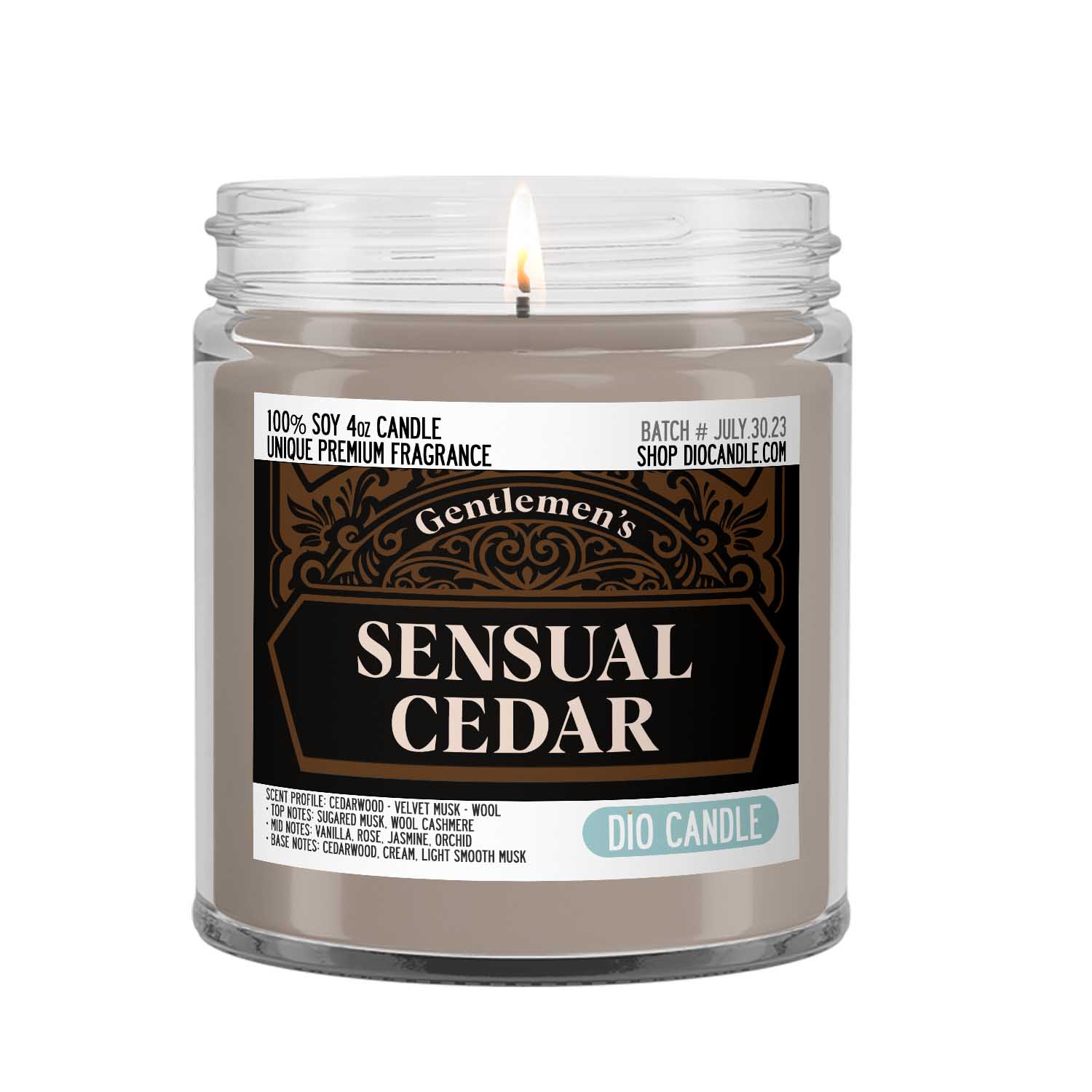 Gentlemen's Sensual Cedar Candle