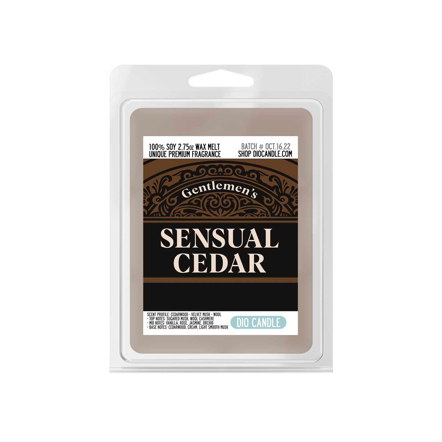 Gentlemen's Sensual Cedar Candle