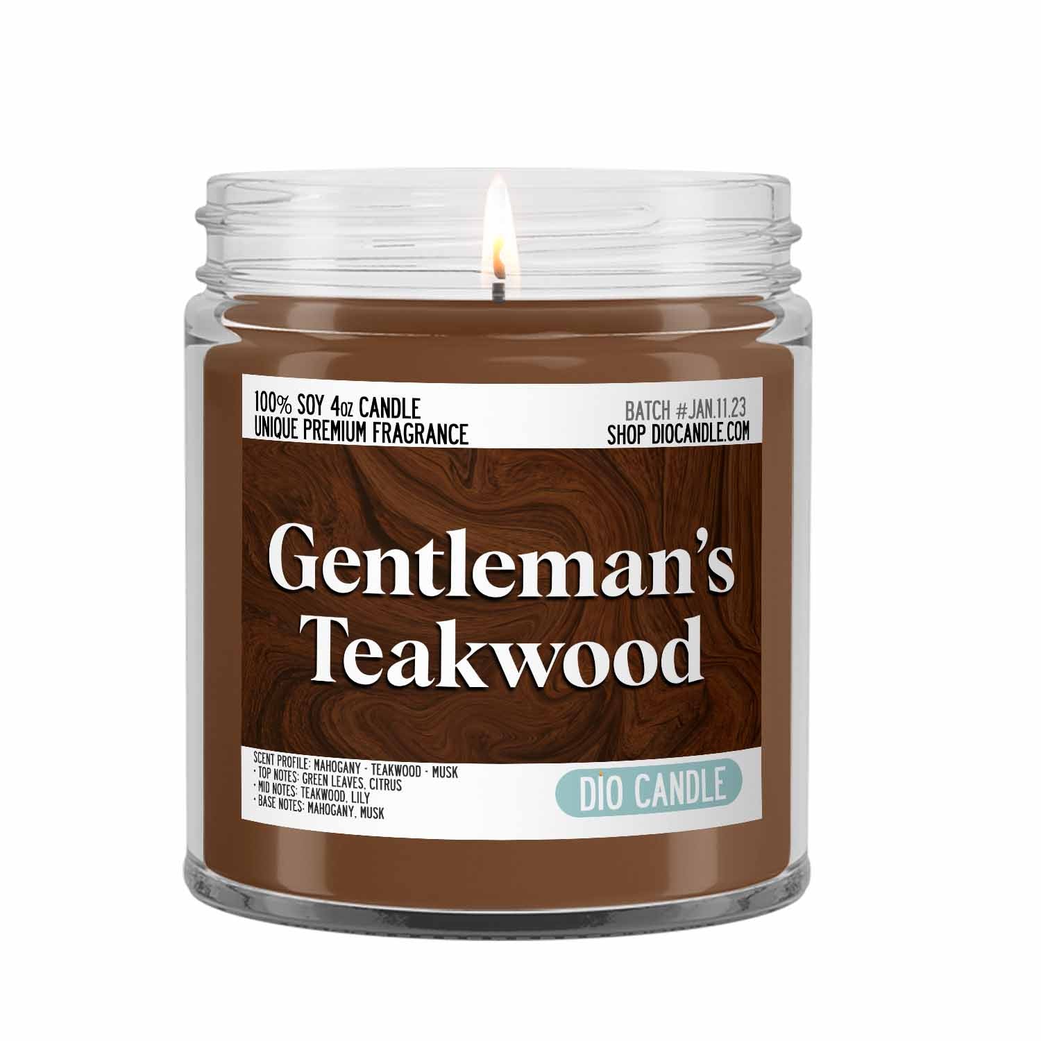 Gentleman's Teakwood Candle