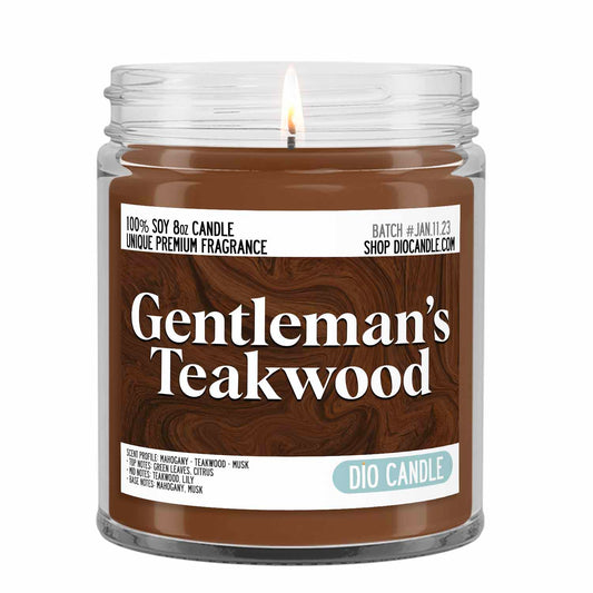 Gentleman's Teakwood Candle