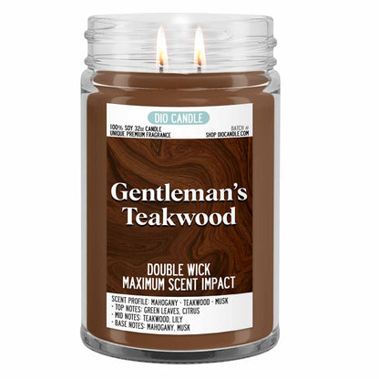 Gentleman's Teakwood Candle