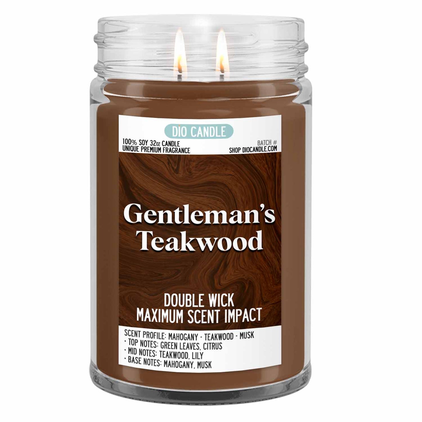 Gentlemen's Teakwood Wax Melts (4 Pack) Mahogany Teakwood and Musk Scented  Soy