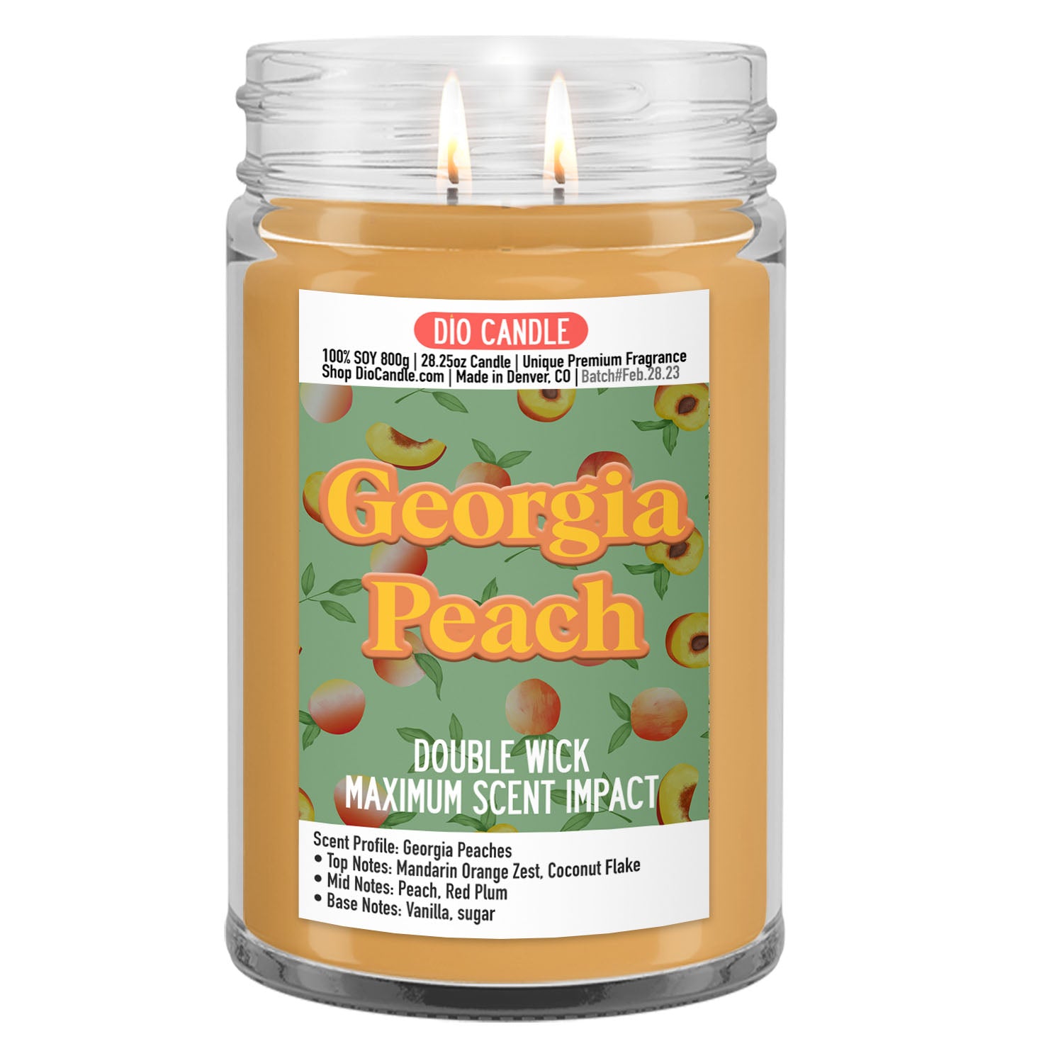 Georgia Peach Candle