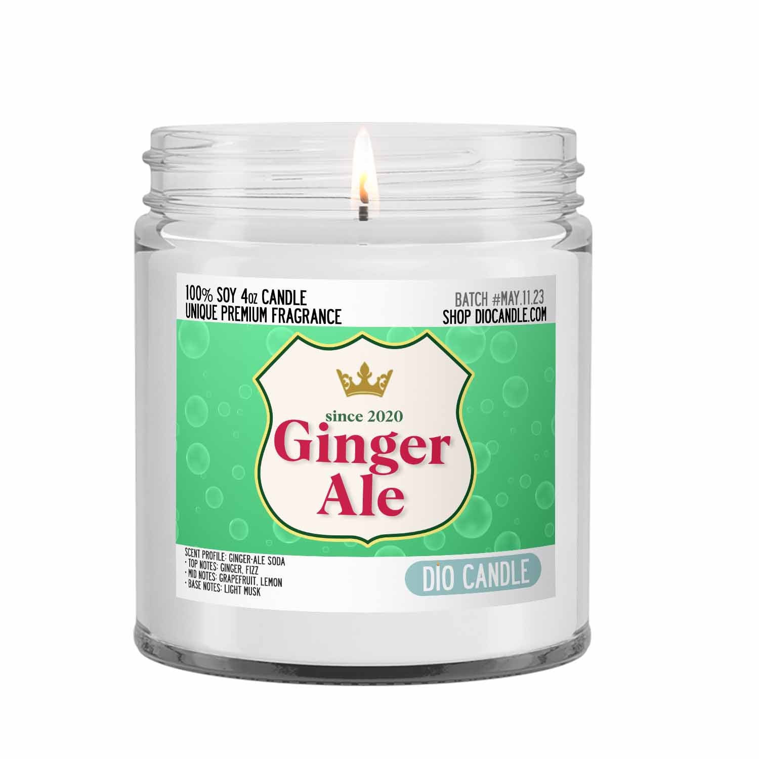 Ginger Ale Soda Candle