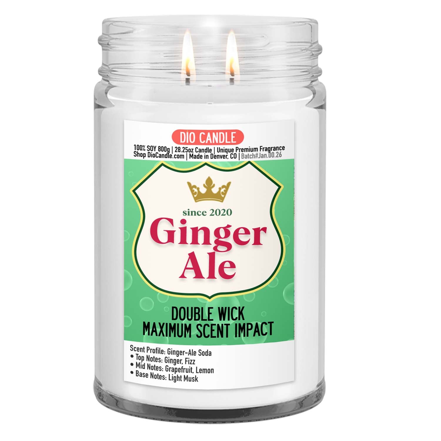 Ginger Ale Soda Candle