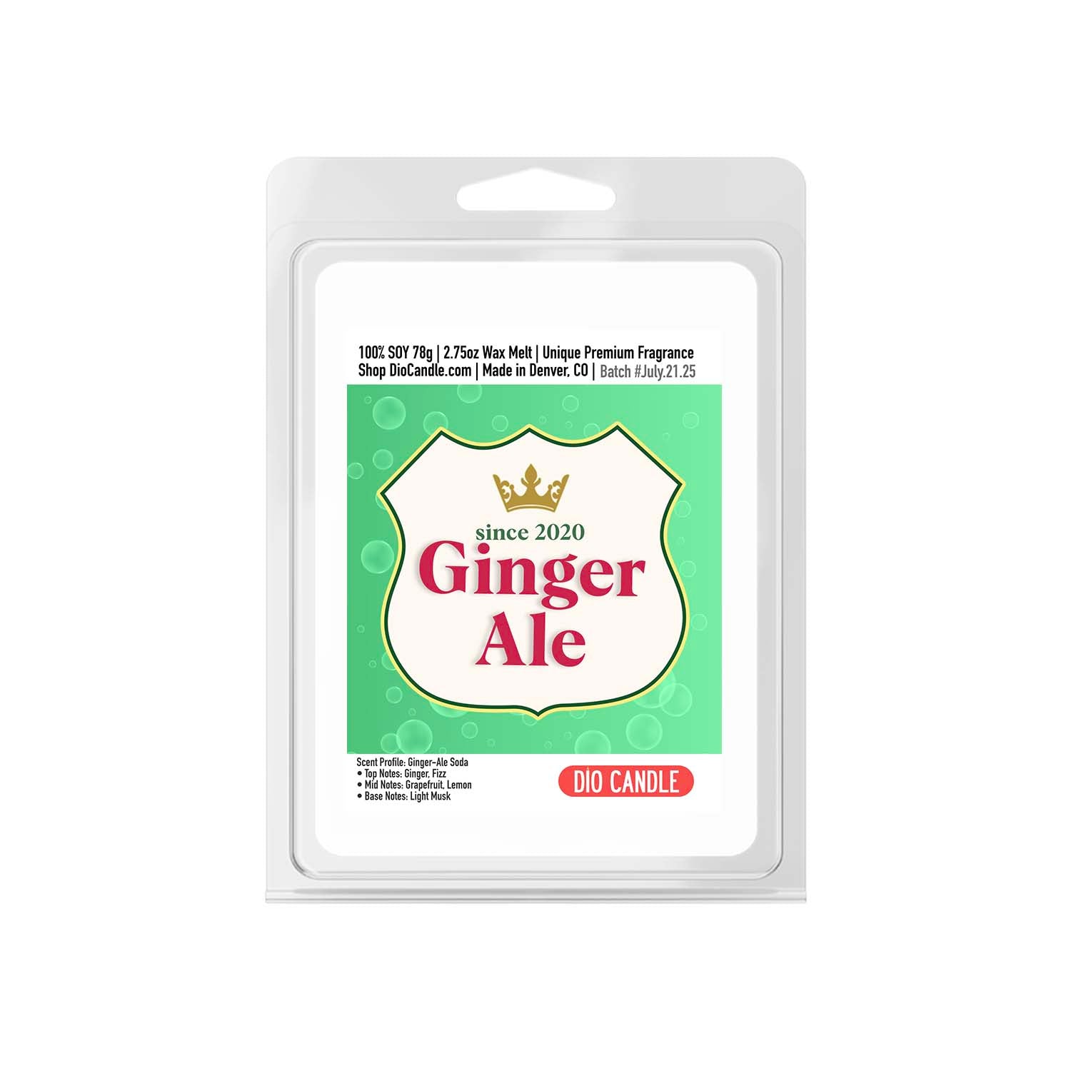 Ginger Ale Soda Candle