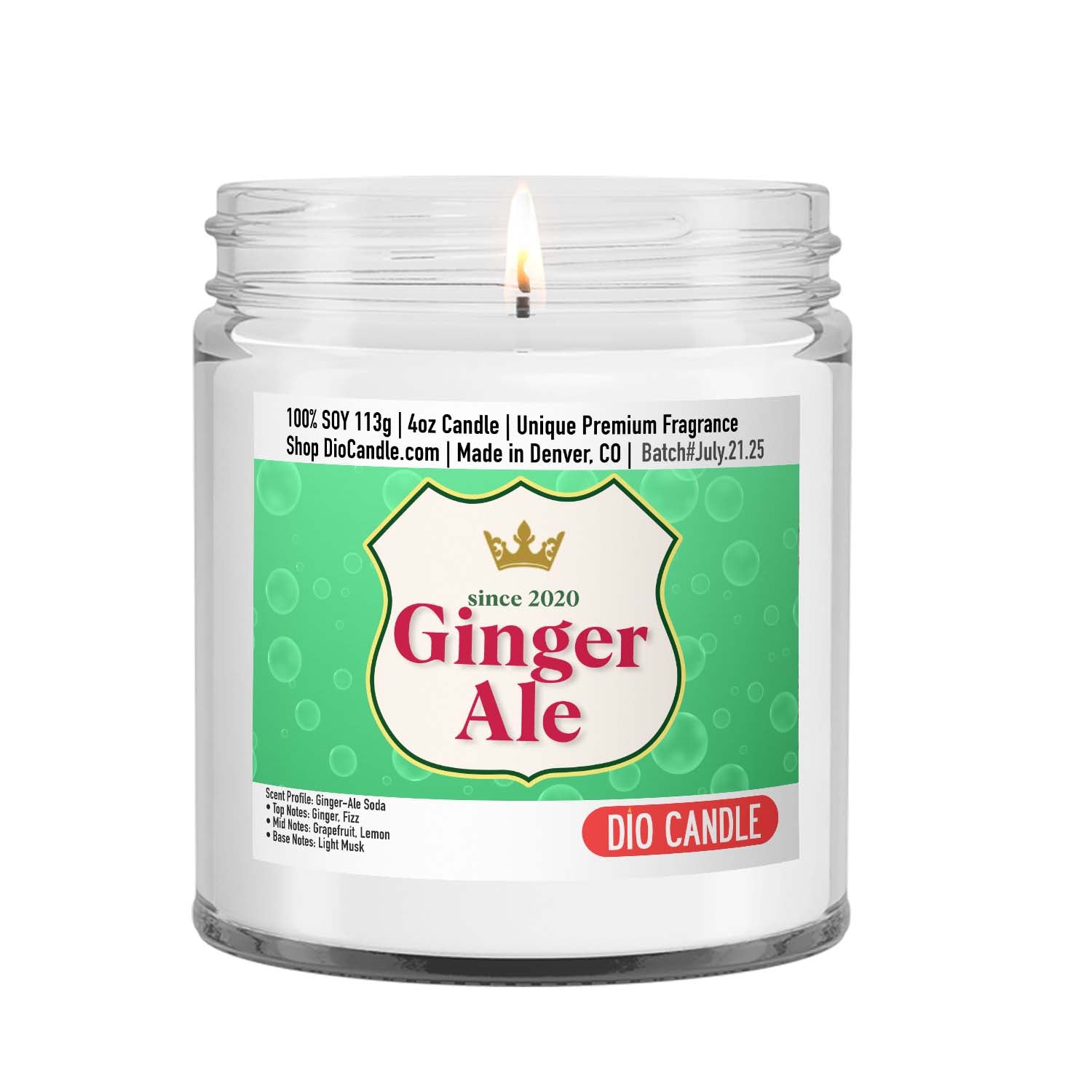 Ginger Ale Soda Candle