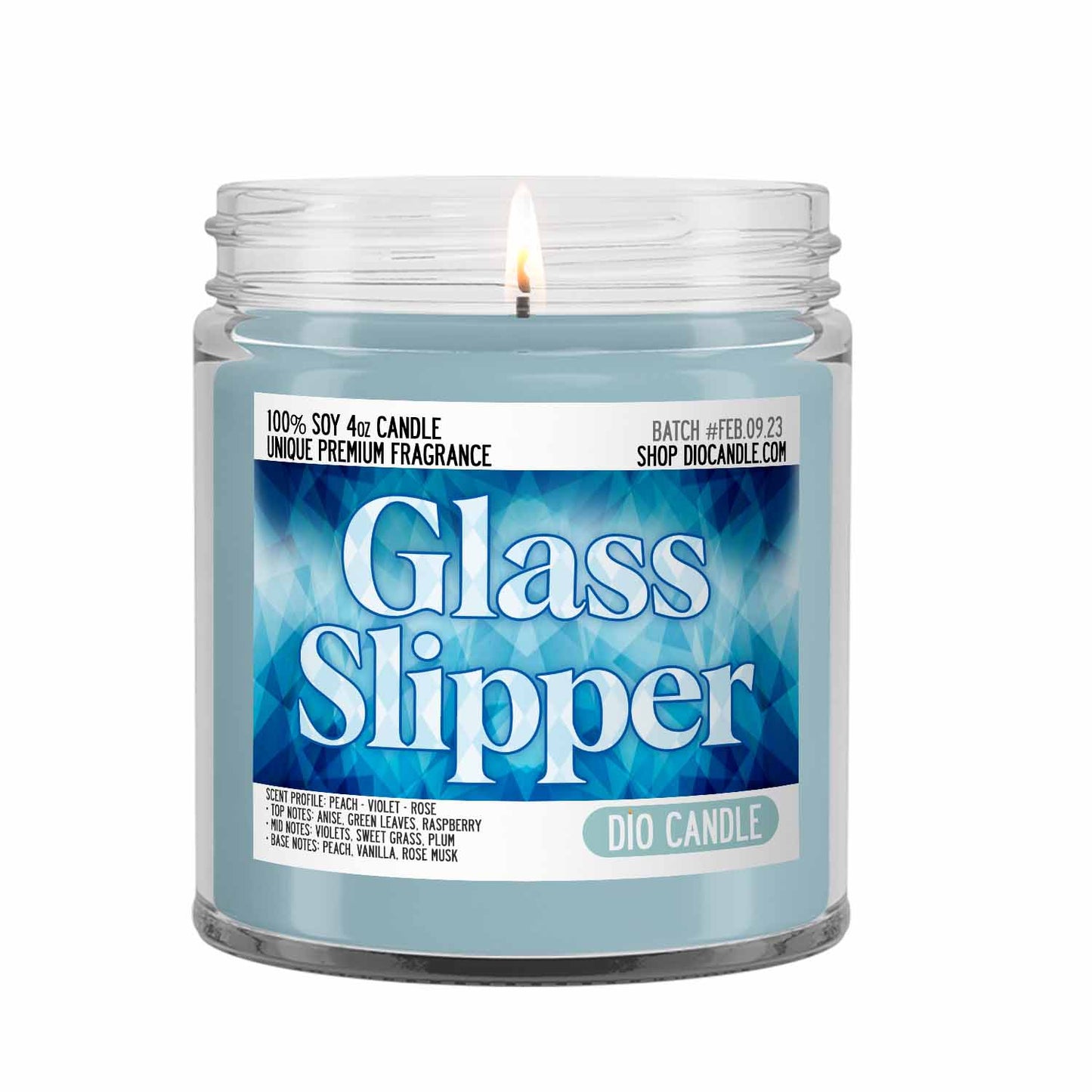 Glass Slipper Candle