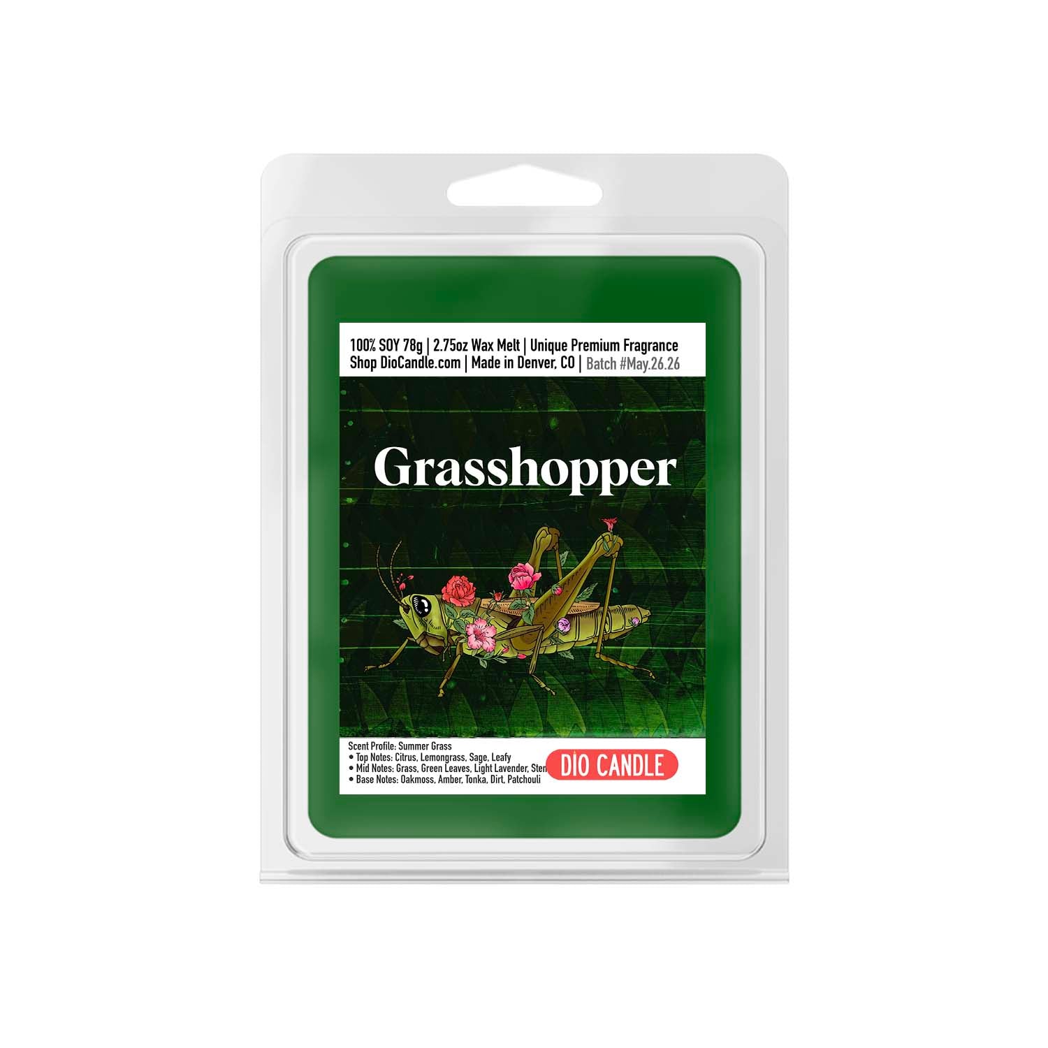 Grasshopper Candle