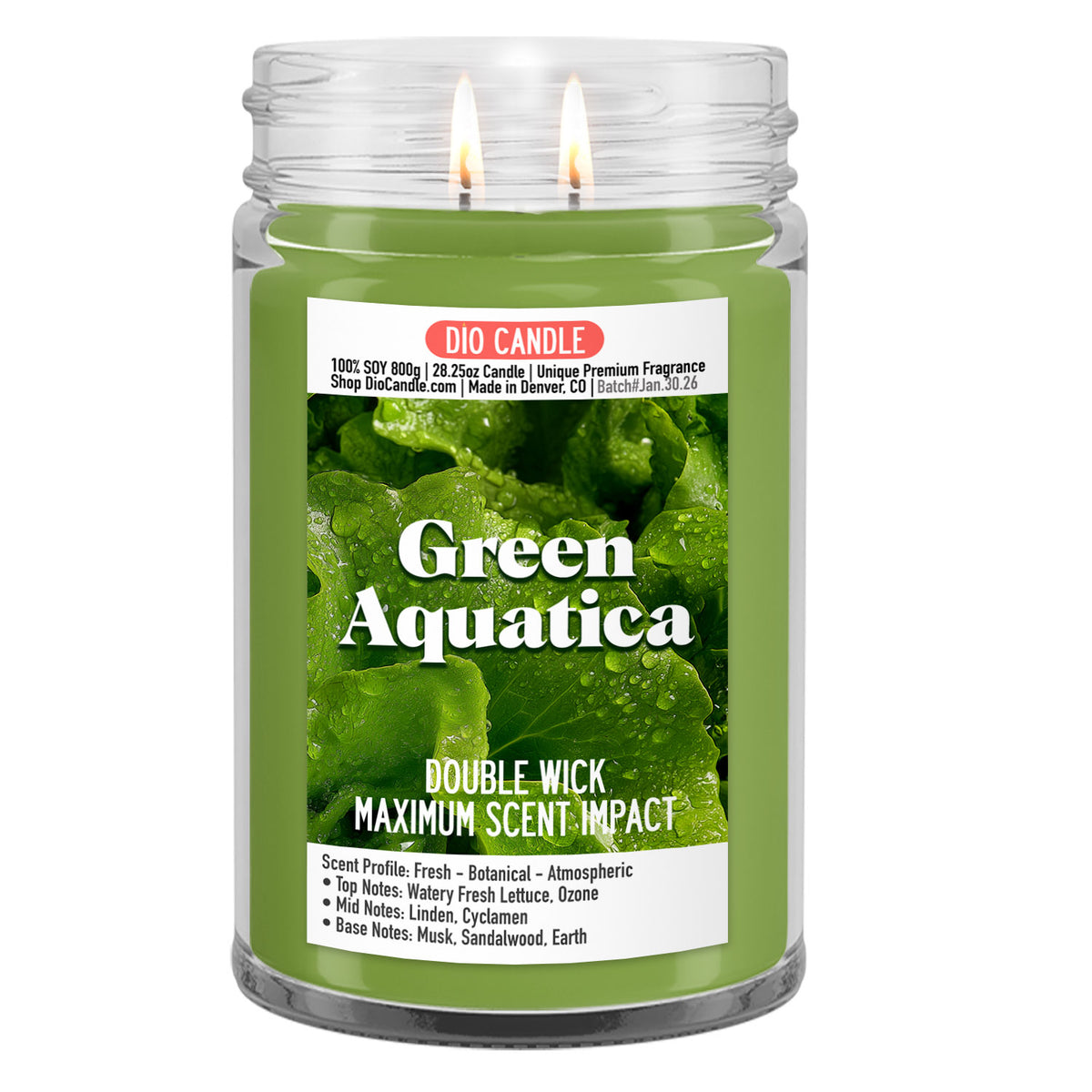 Green Aquatica Candle