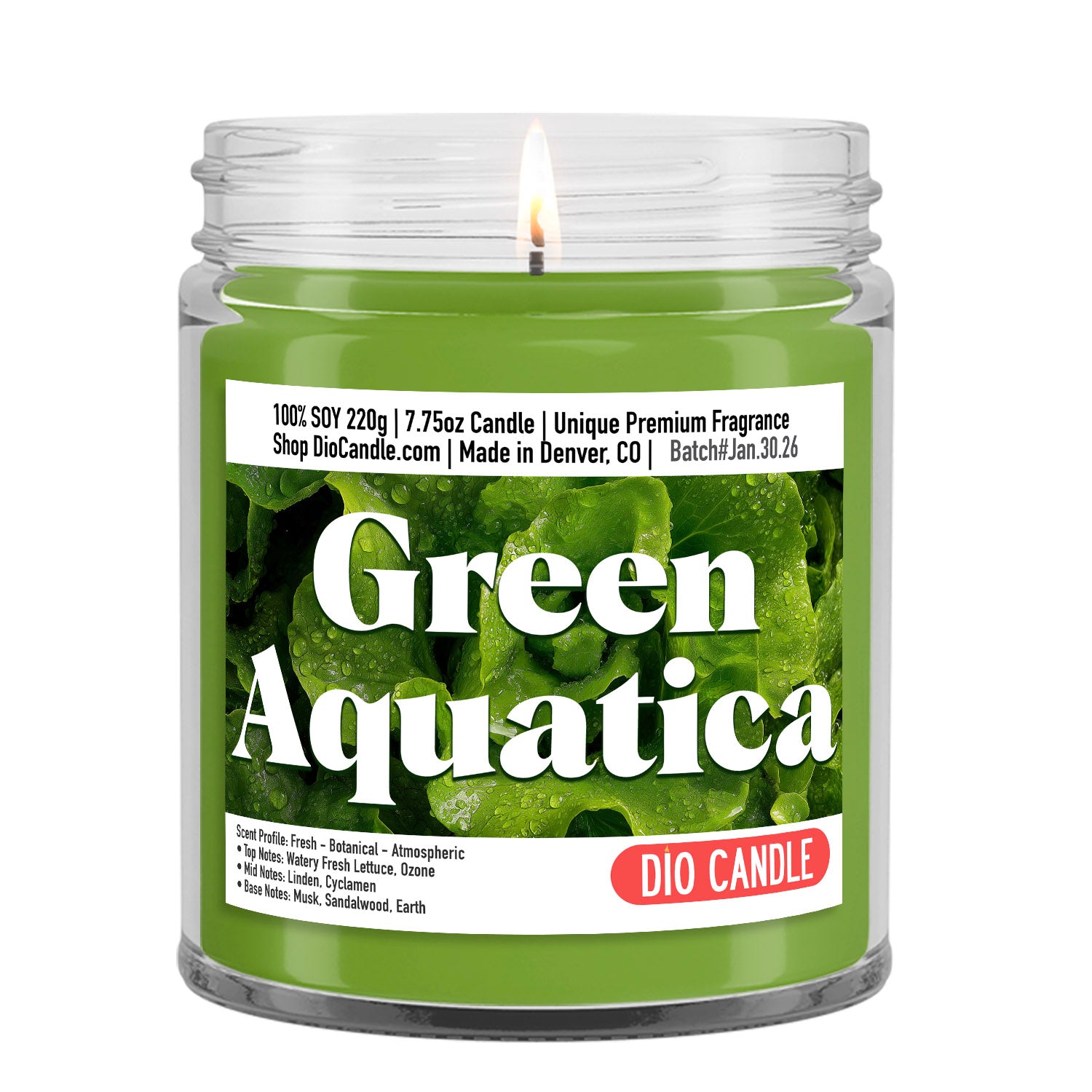 Green Aquatica Candle