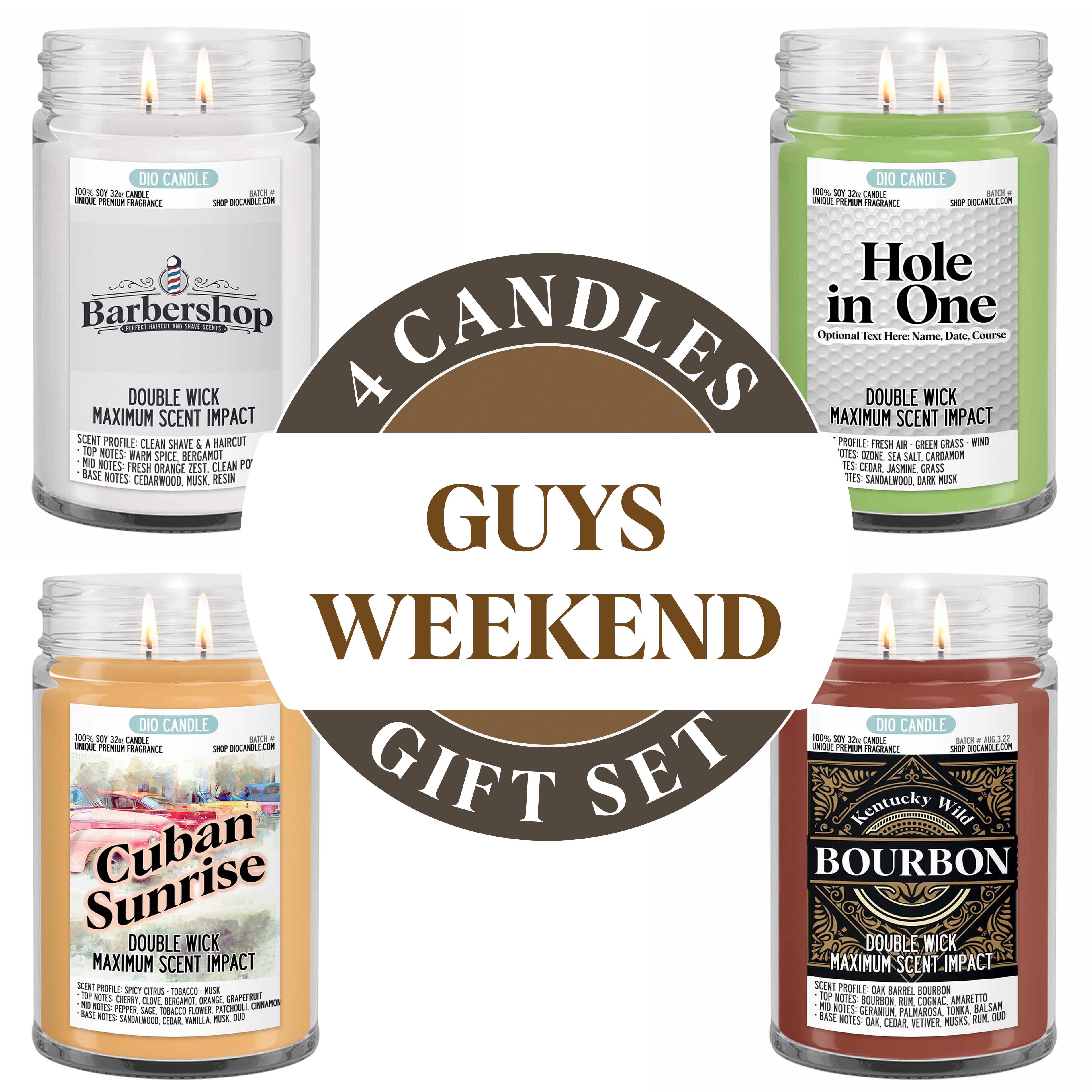 Guys Weekend Candle Gift Set