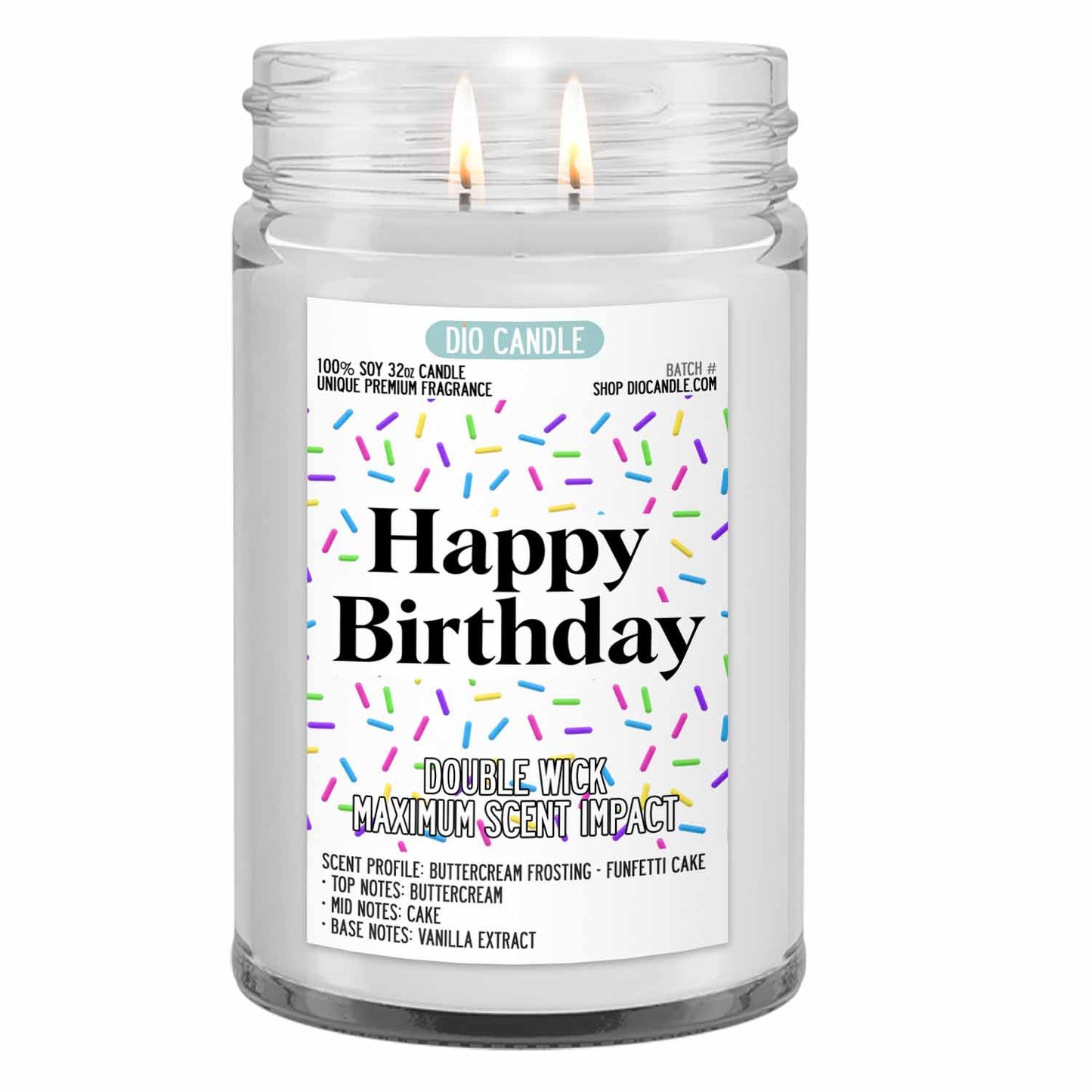 Happy Happy Birthday Candle