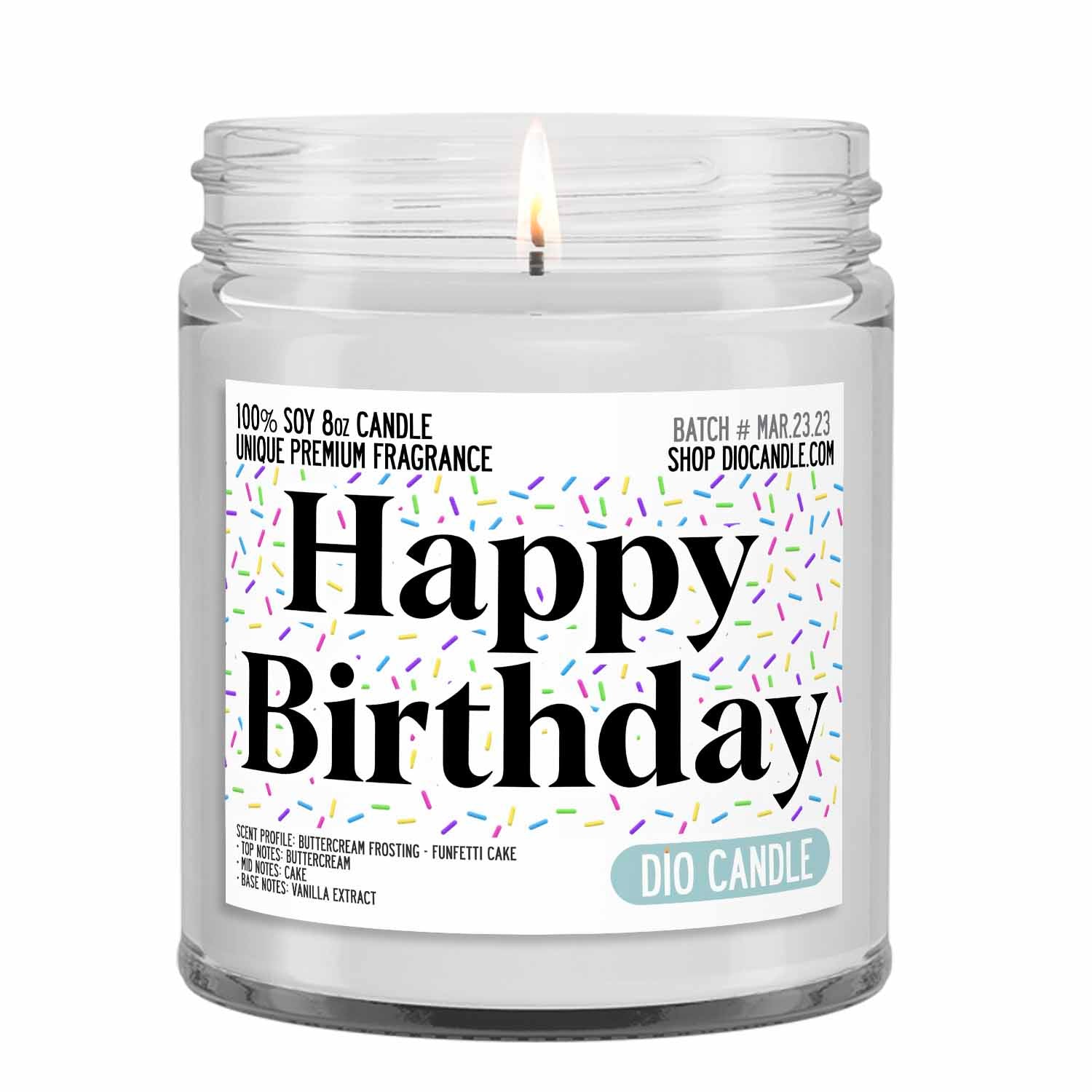 Happy Happy Birthday Candle