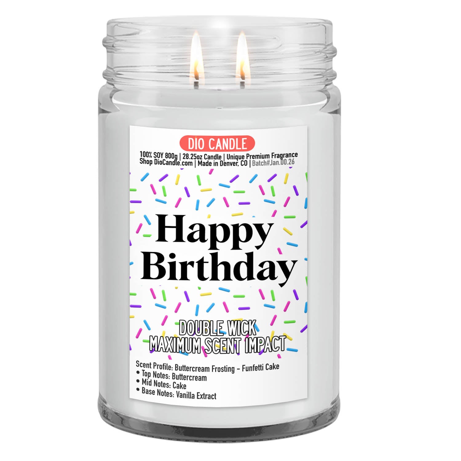 Happy Happy Birthday Candle