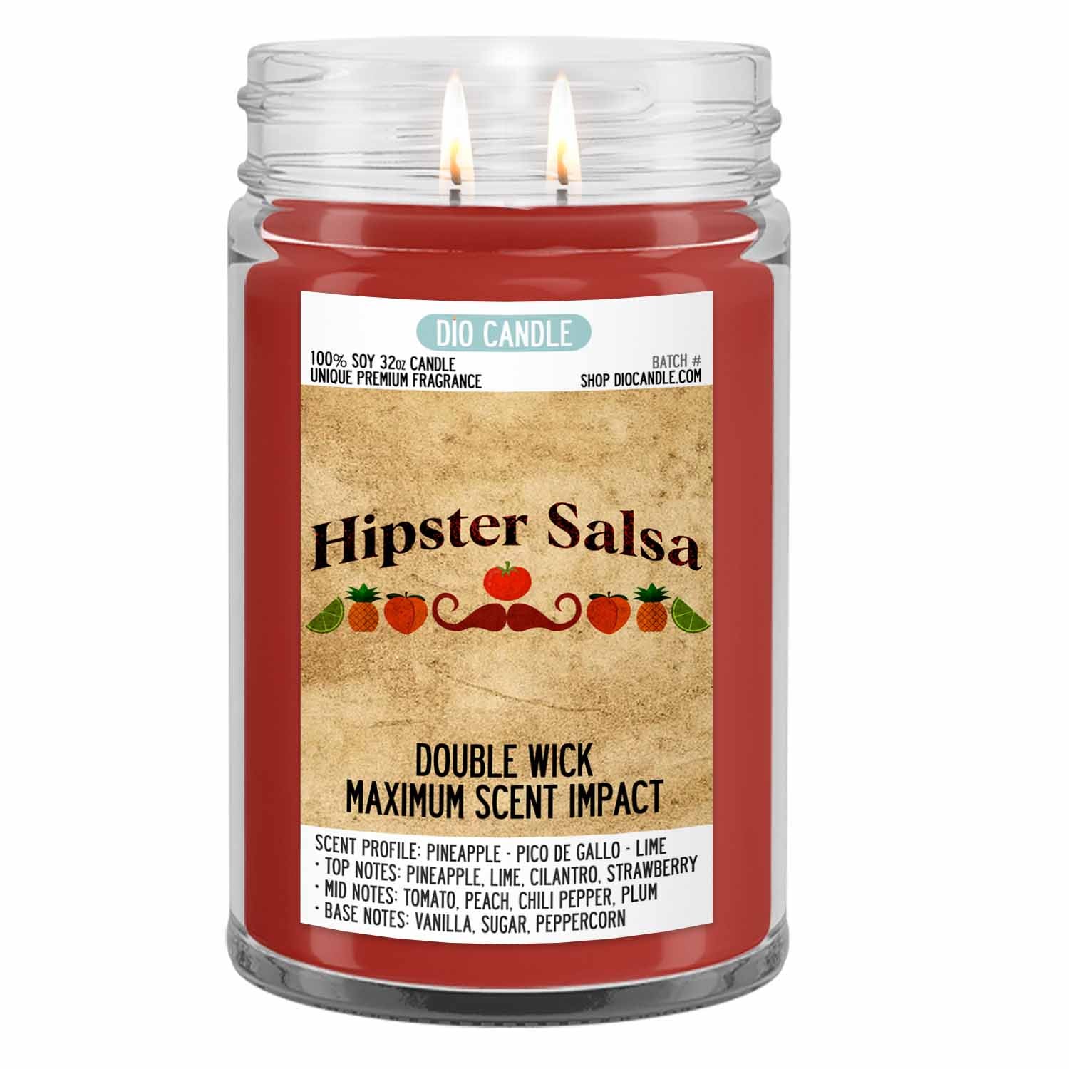 Hipster Salsa Candle