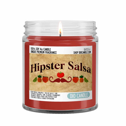 Hipster Salsa Candle