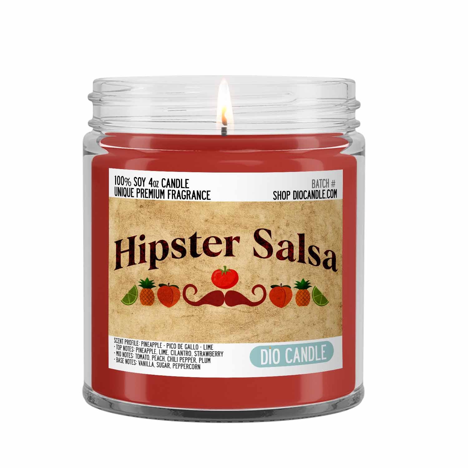 Hipster Salsa Candle