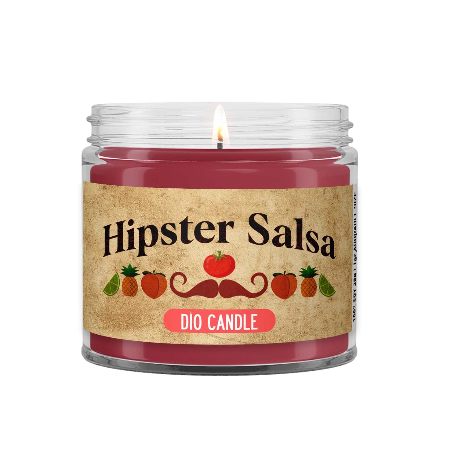 Hipster Salsa Candle