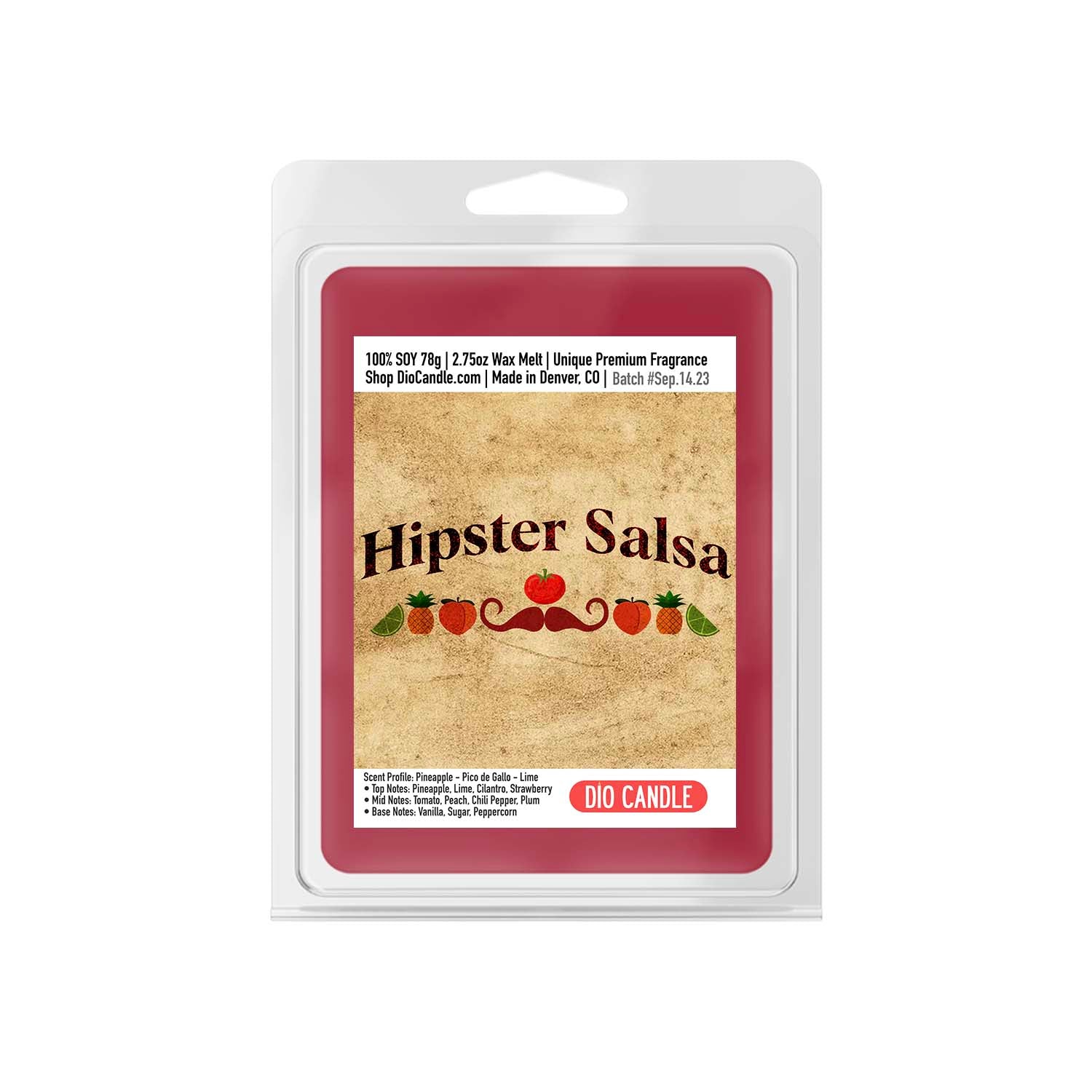 Hipster Salsa Candle