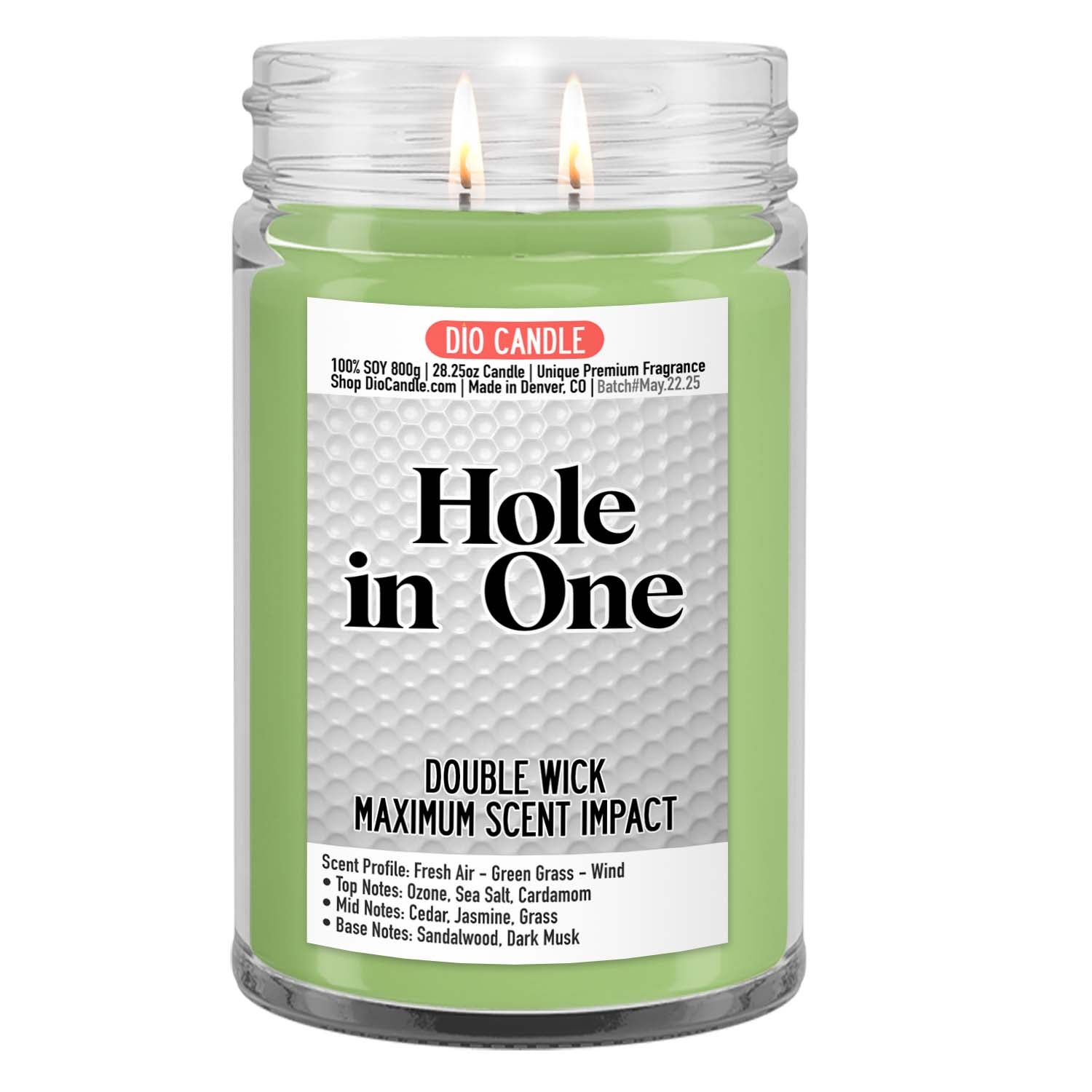 Hole in One Golf Candle