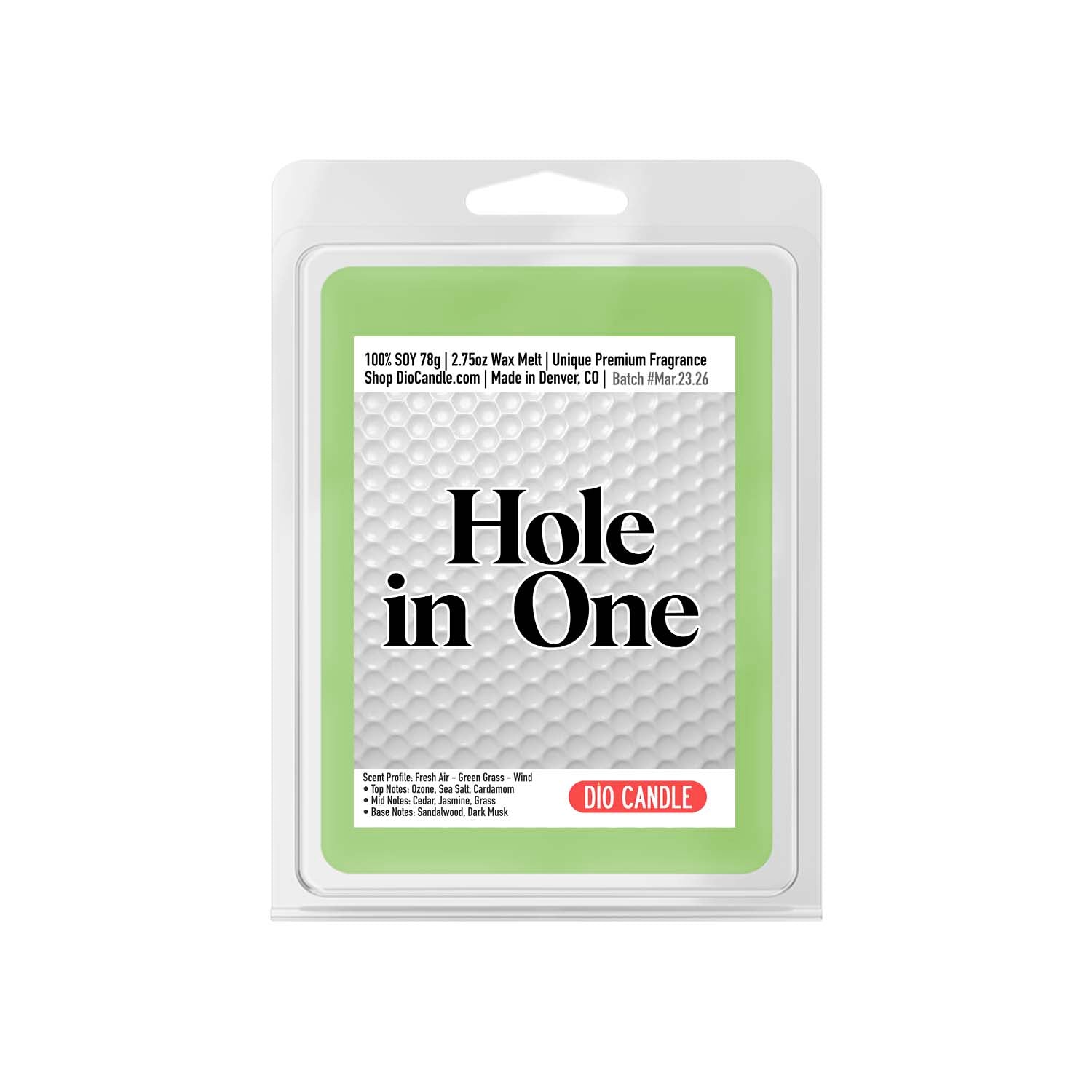 Hole in One Golf Candle