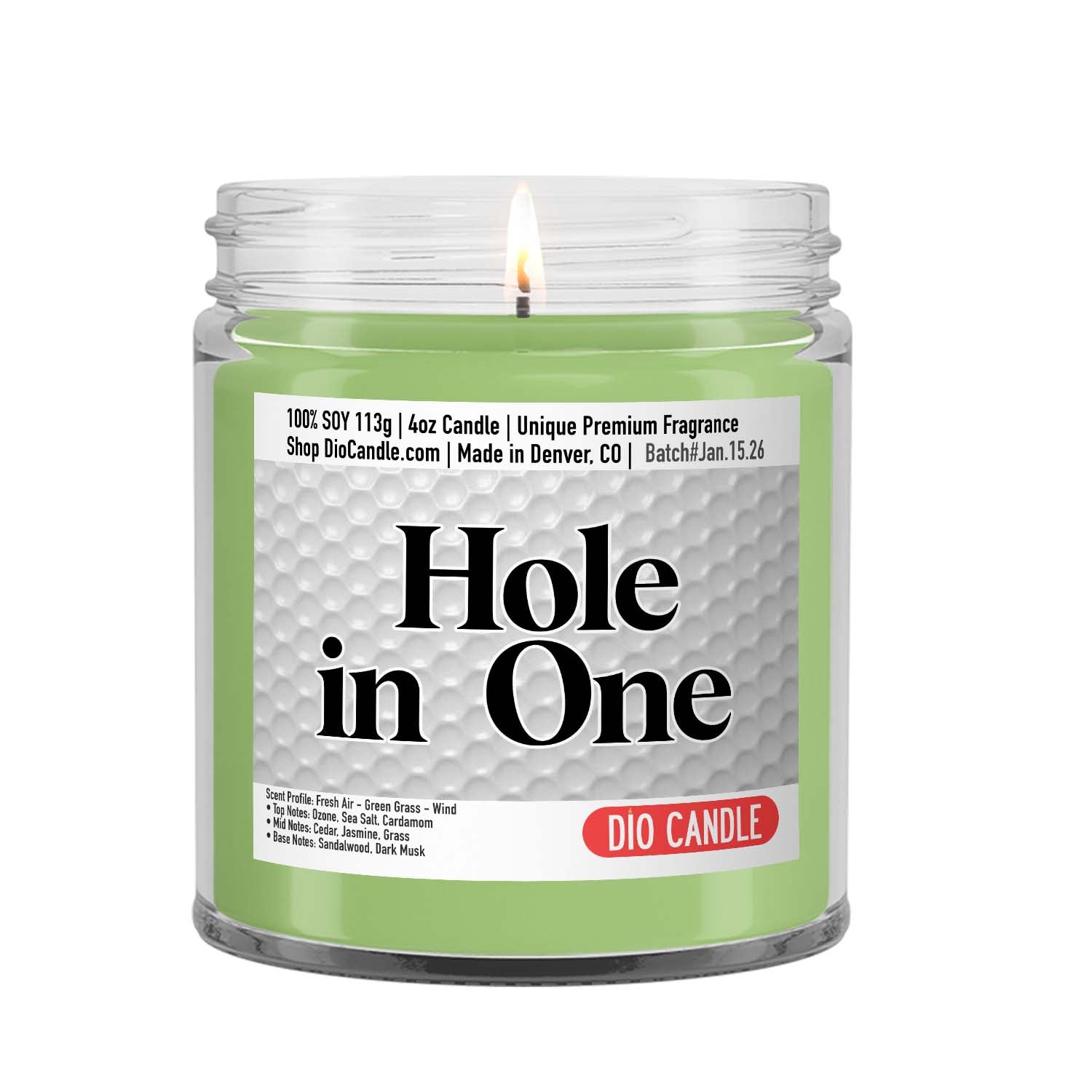 Hole in One Golf Candle