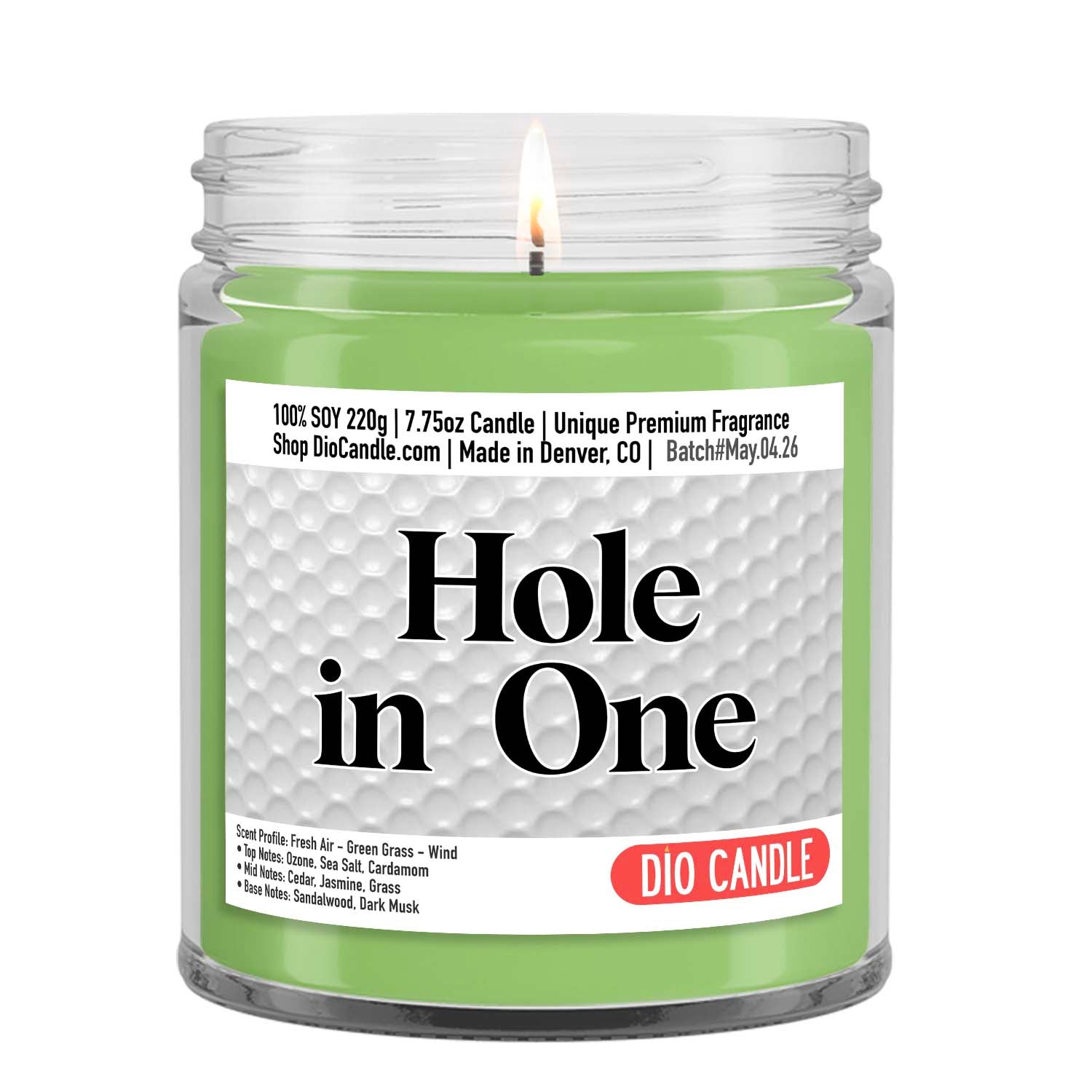 Hole in One Golf Candle