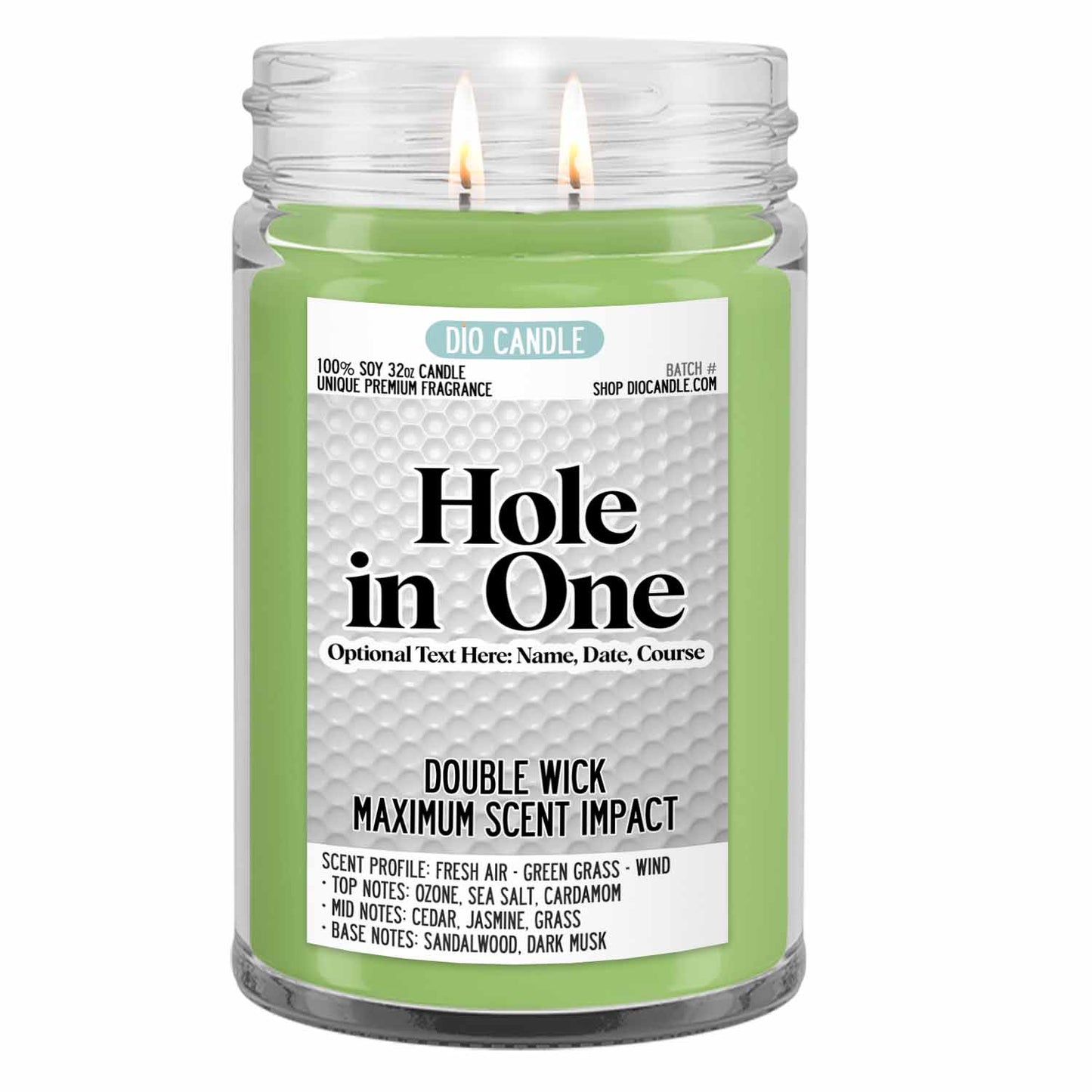 Hole in One Golf Candle