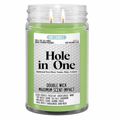 Hole in One Golf Candle