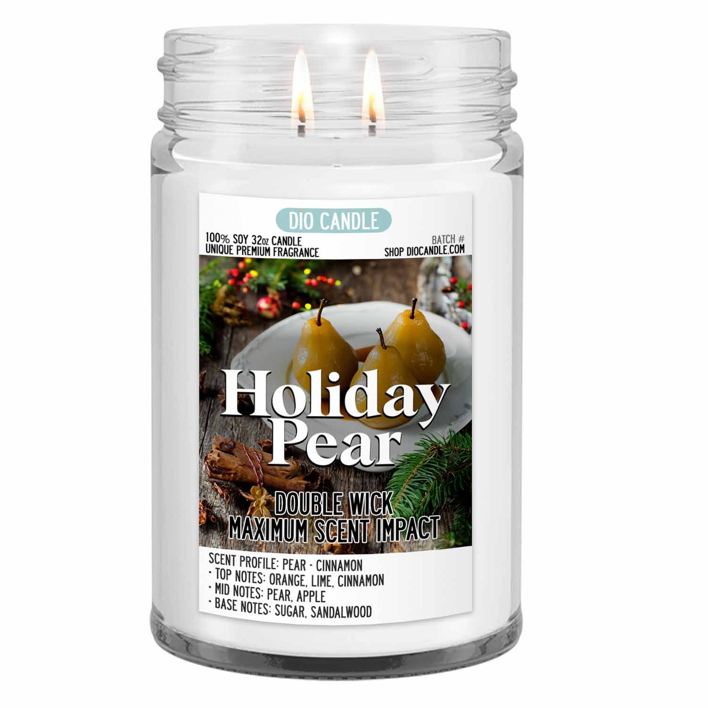 Holiday Pear Candle