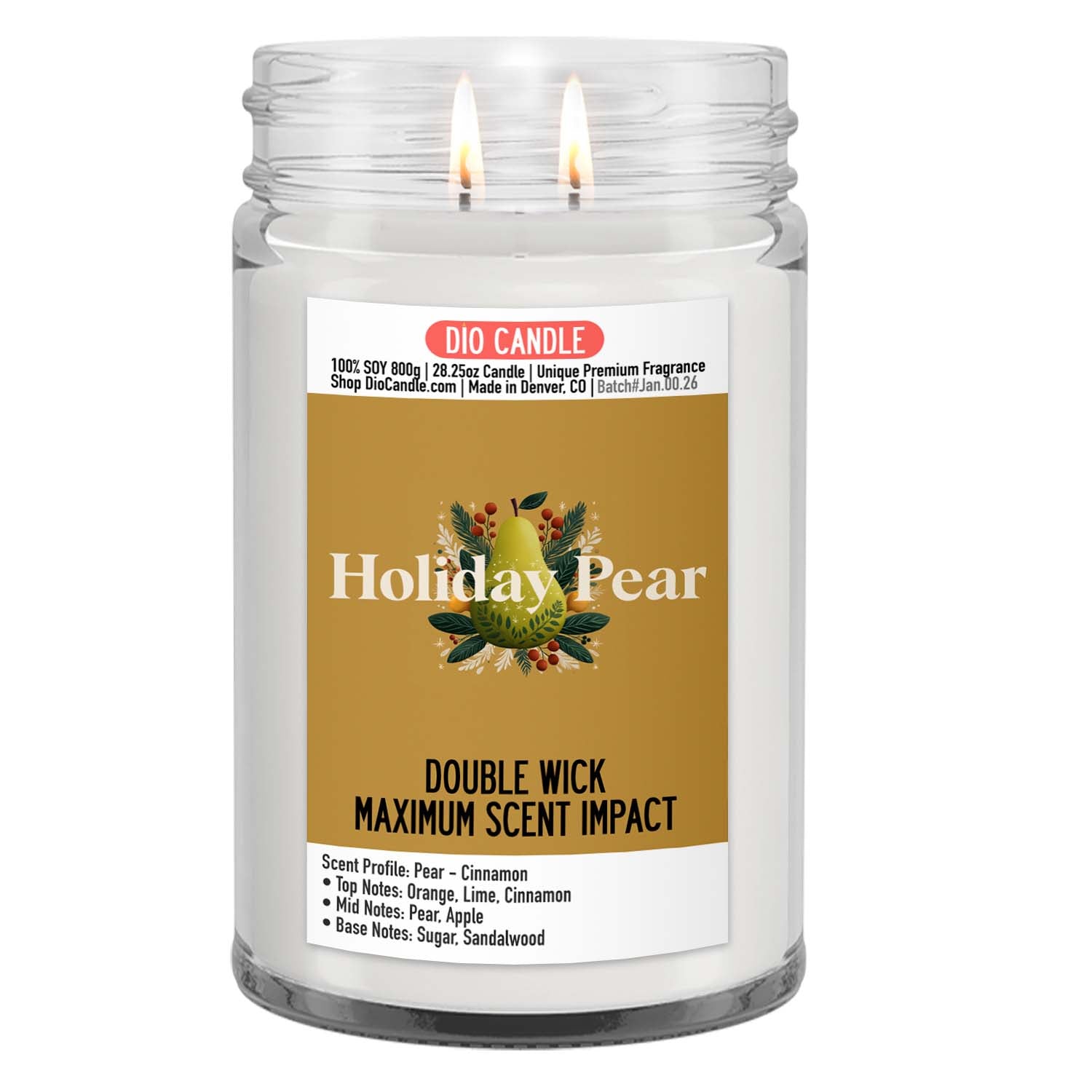 Holiday Pear Candle