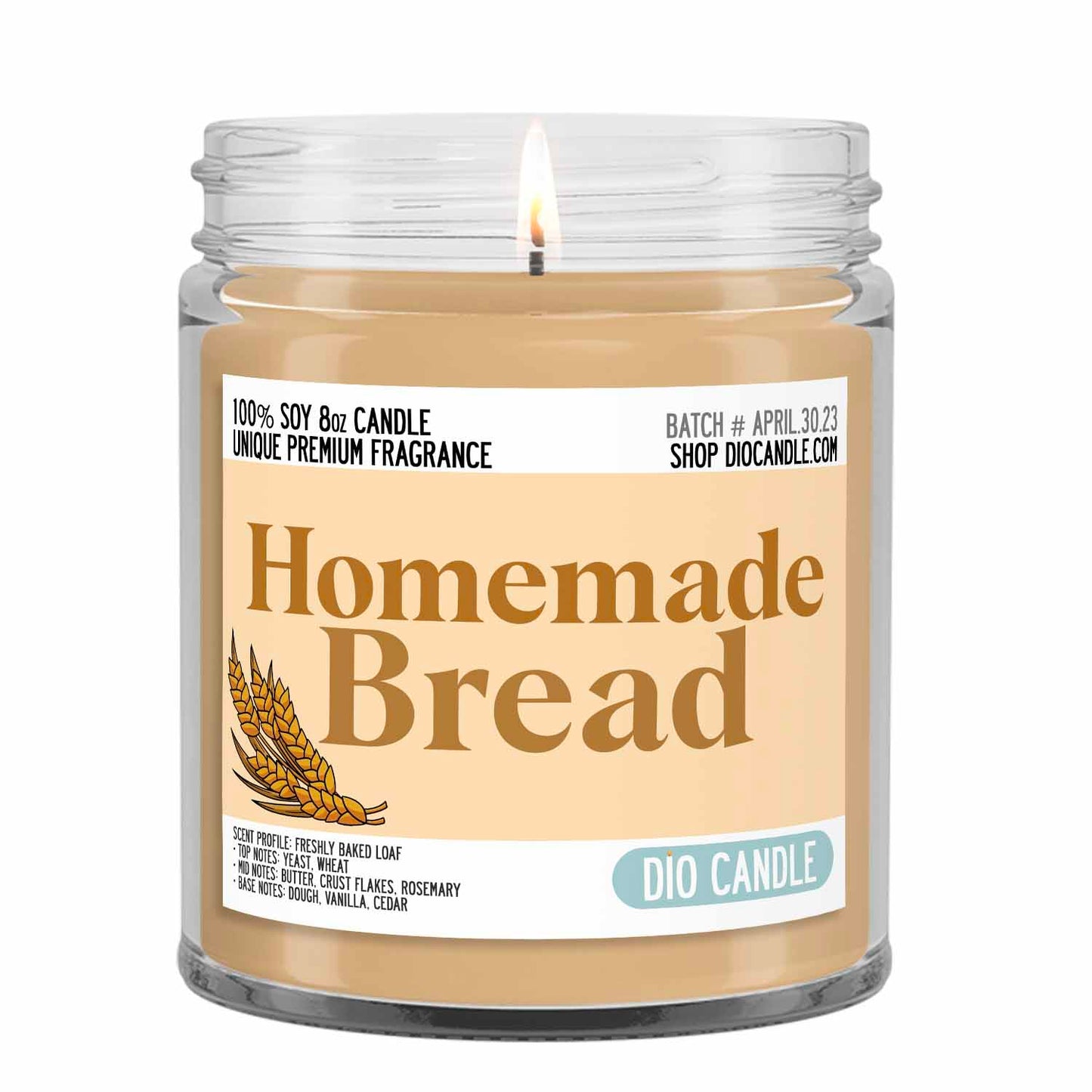 Homemade Bread Candle