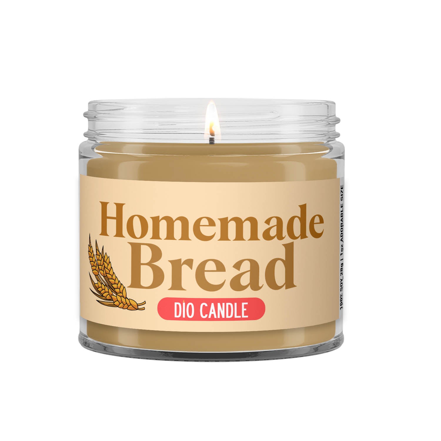 Homemade Bread Candle