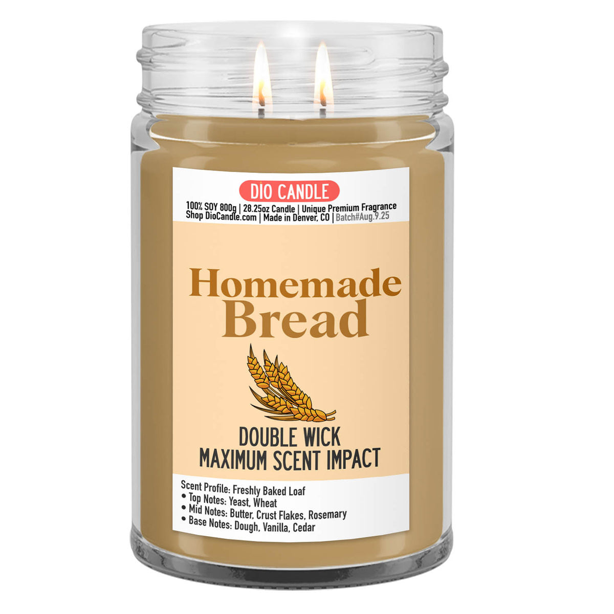 Homemade Bread Candle