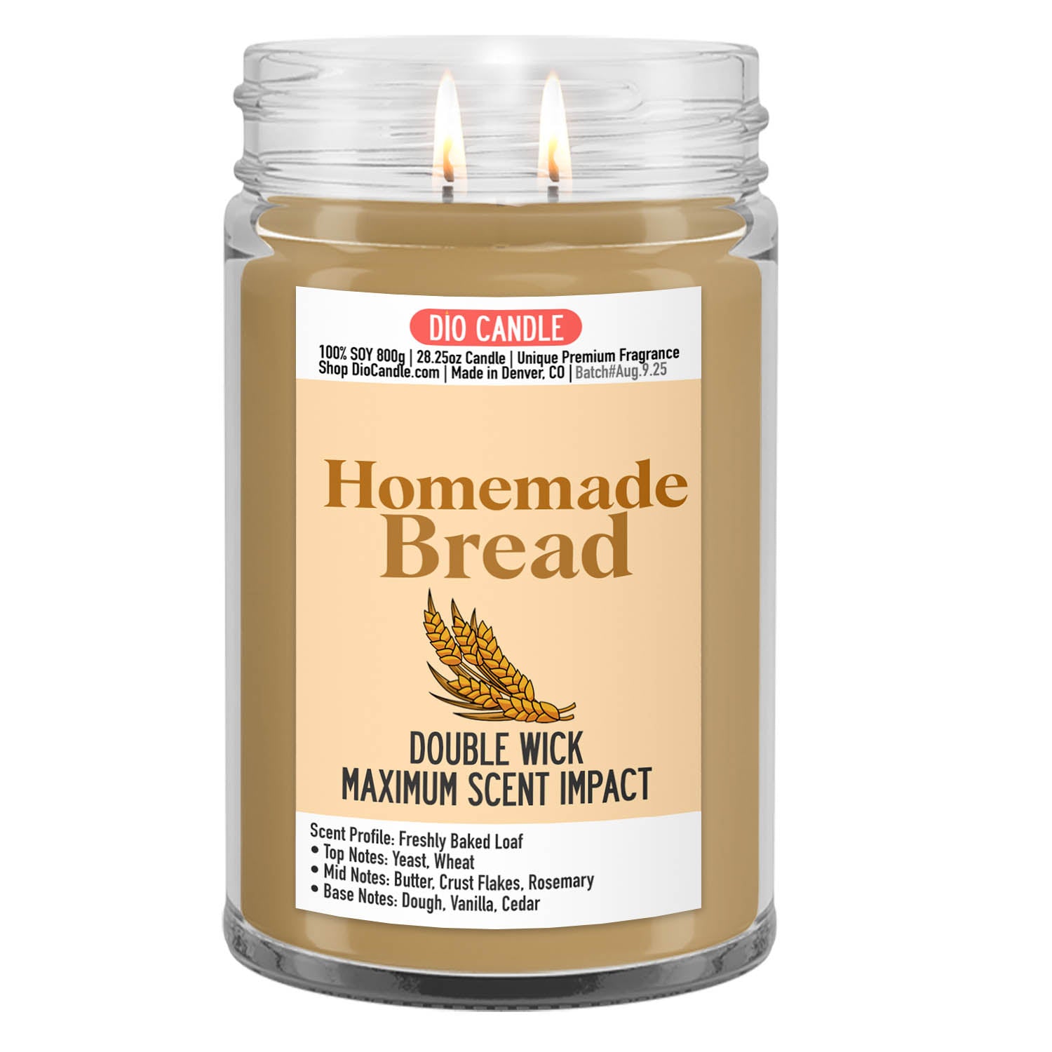 Homemade Bread Candle