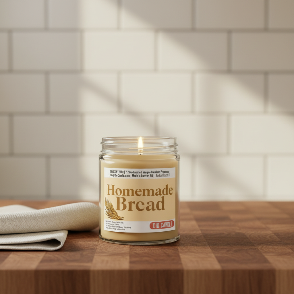 Homemade Bread Candle
