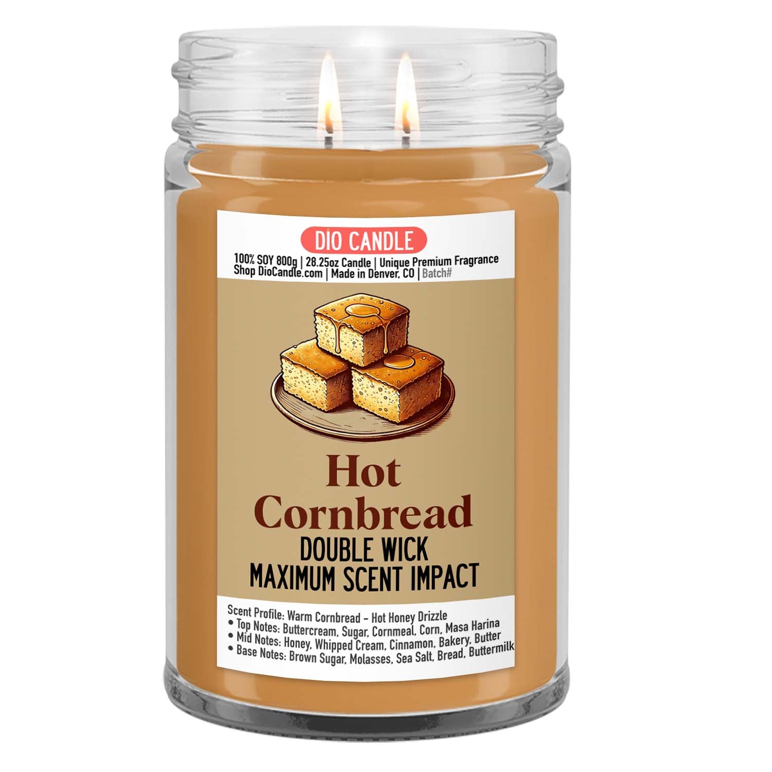 Hot Cornbread Candle