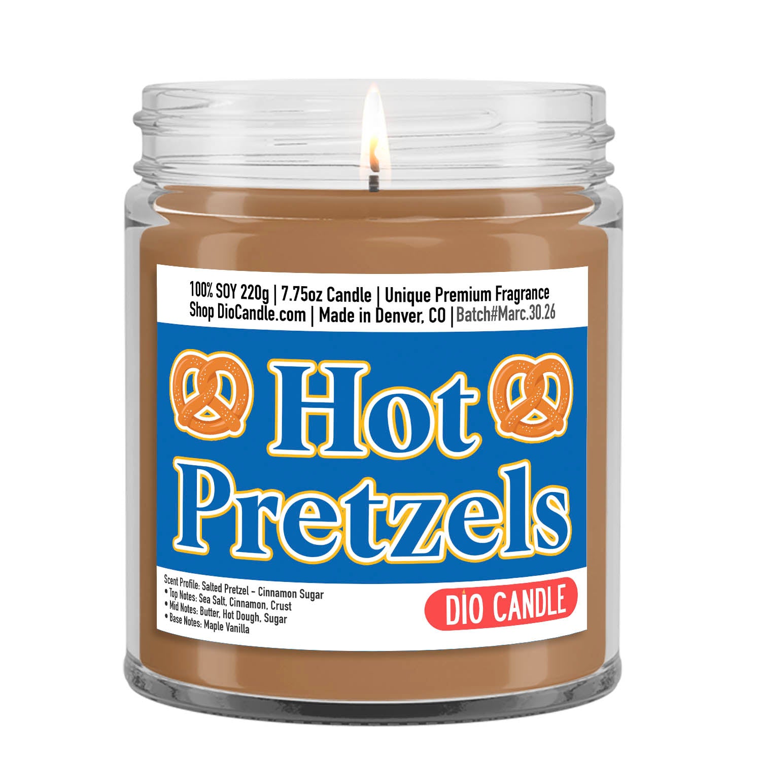 Hot Pretzels Candle