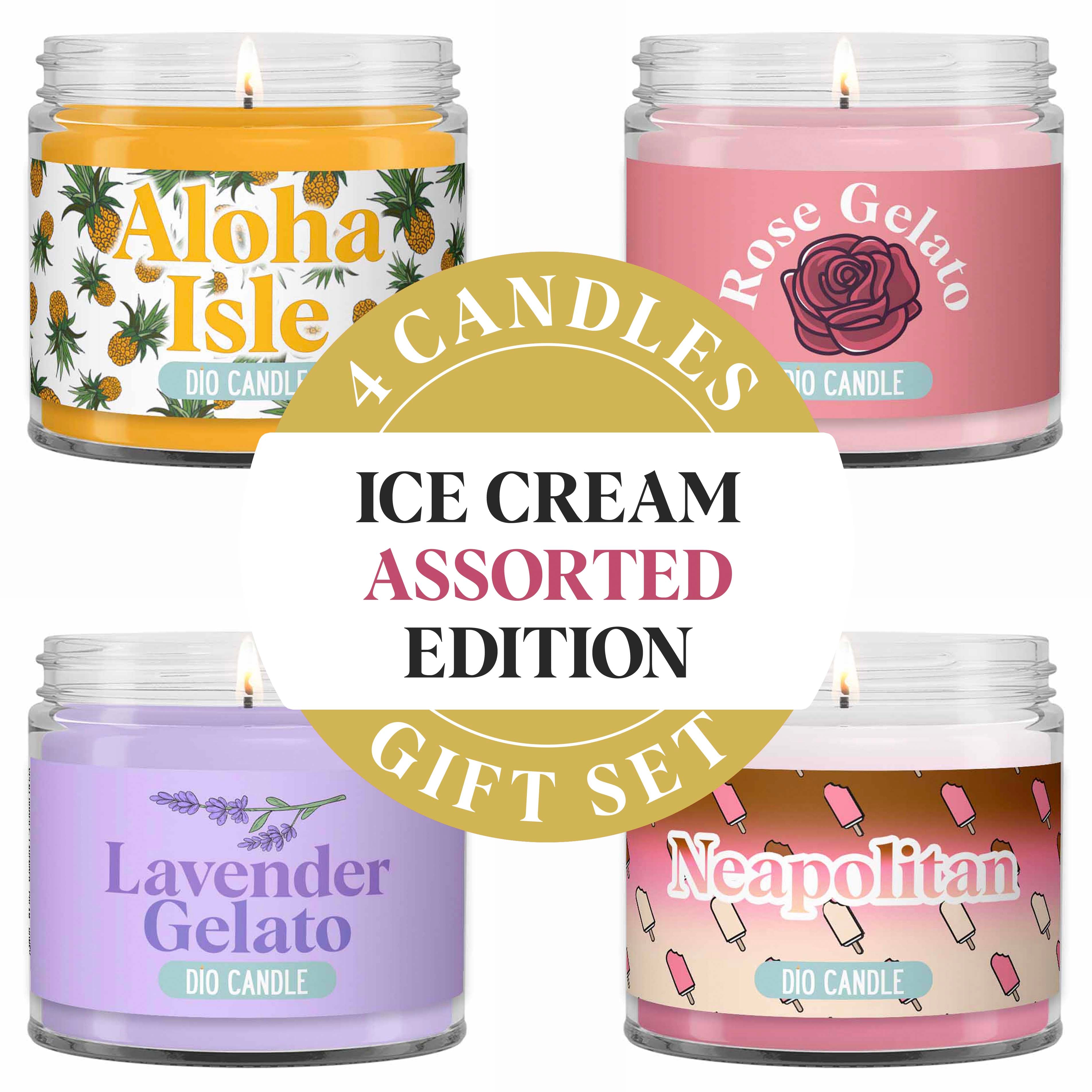 Ice Cream Assorted Candle Gift Set