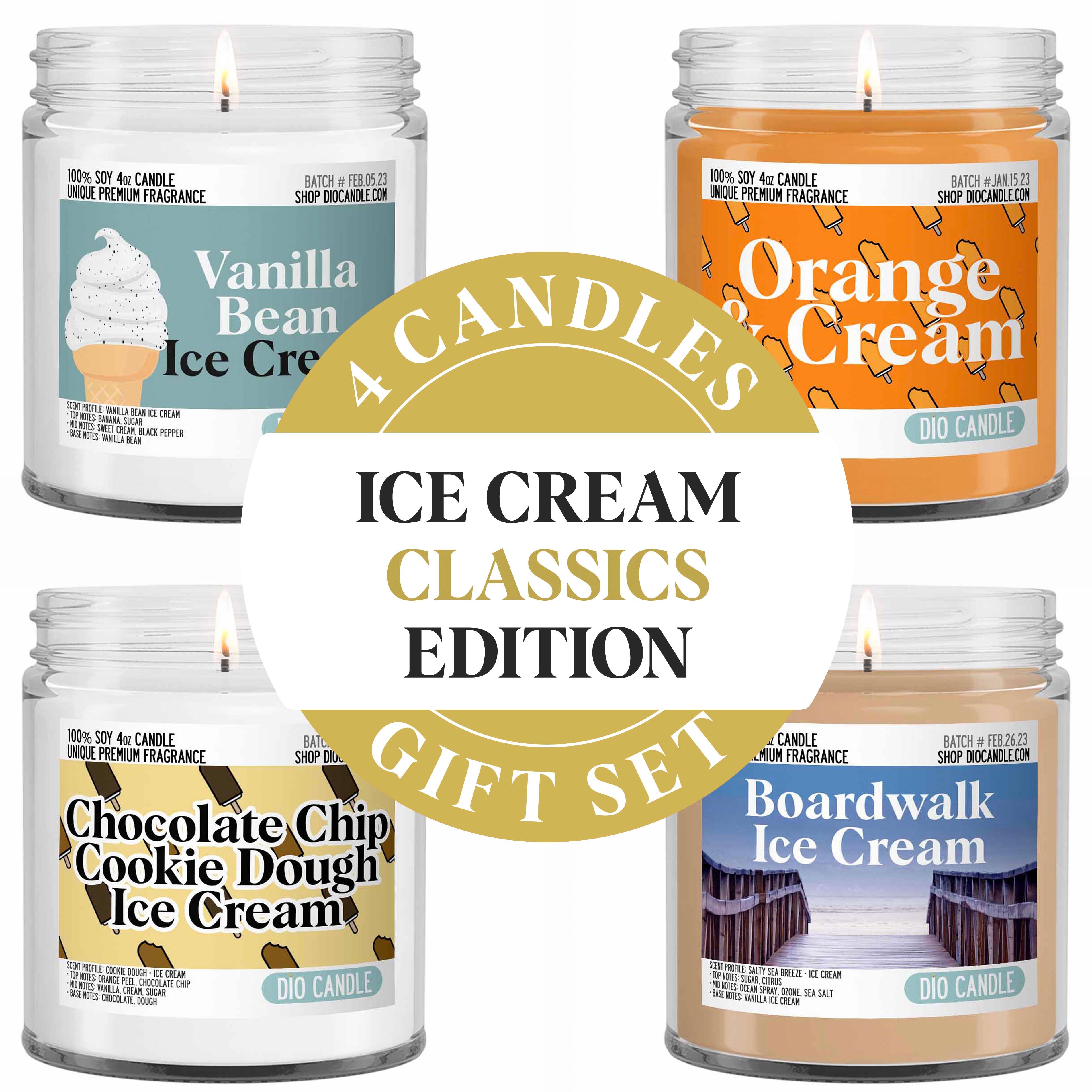 Ice Cream Classics Candle Gift Set