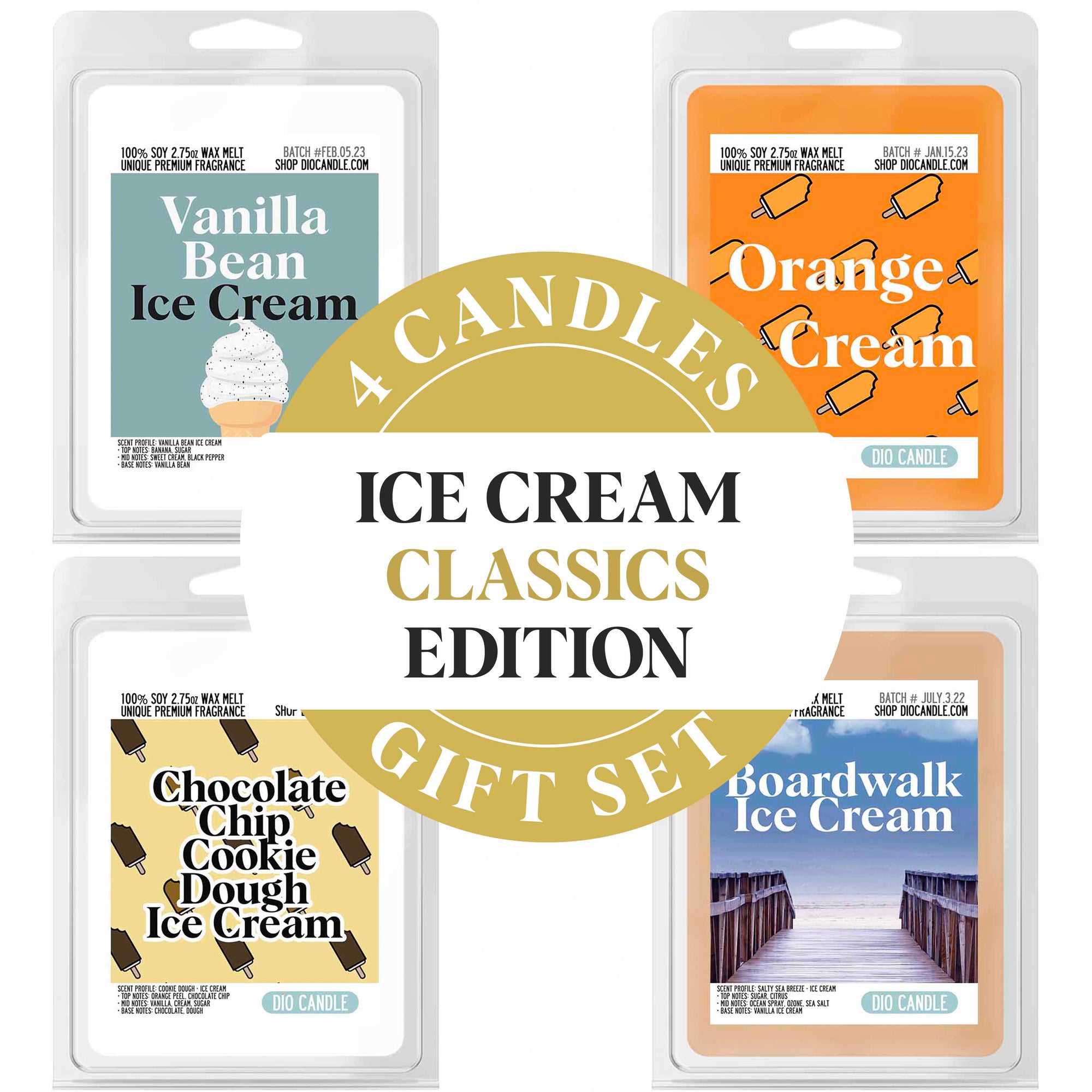 Ice Cream Classics Candle Gift Set