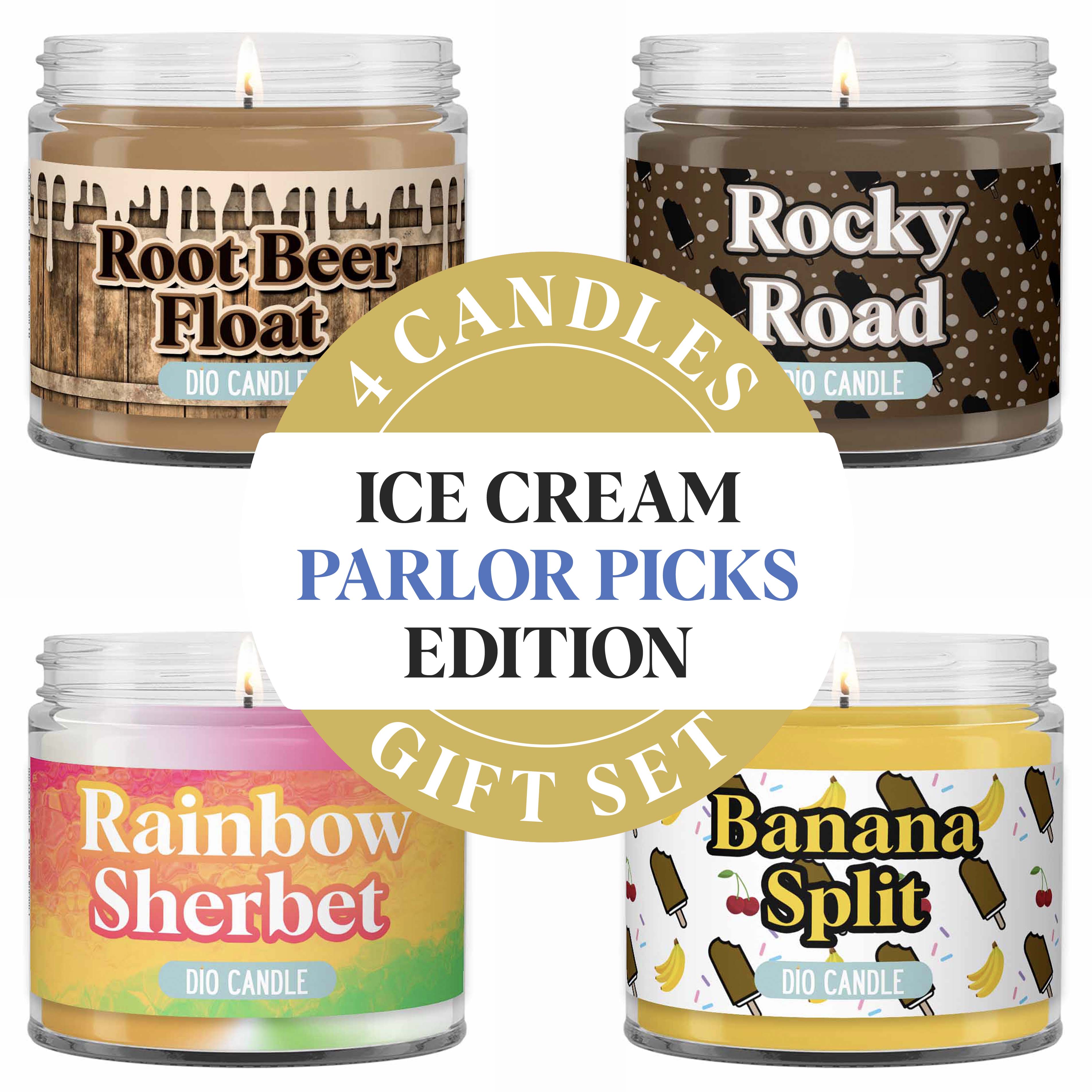 Ice Cream Parlor Picks Candle Gift Set