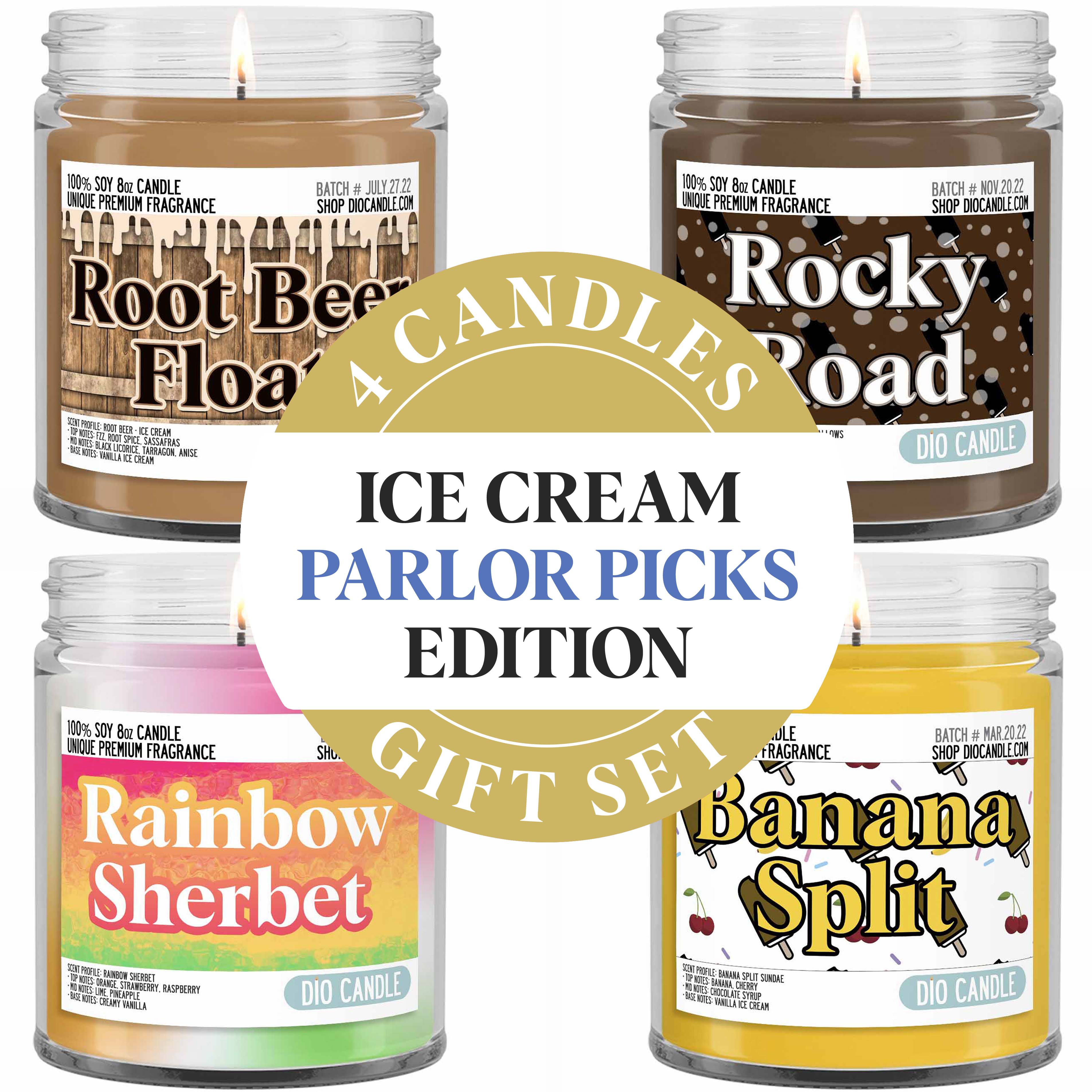 Ice Cream Parlor Picks Candle Gift Set