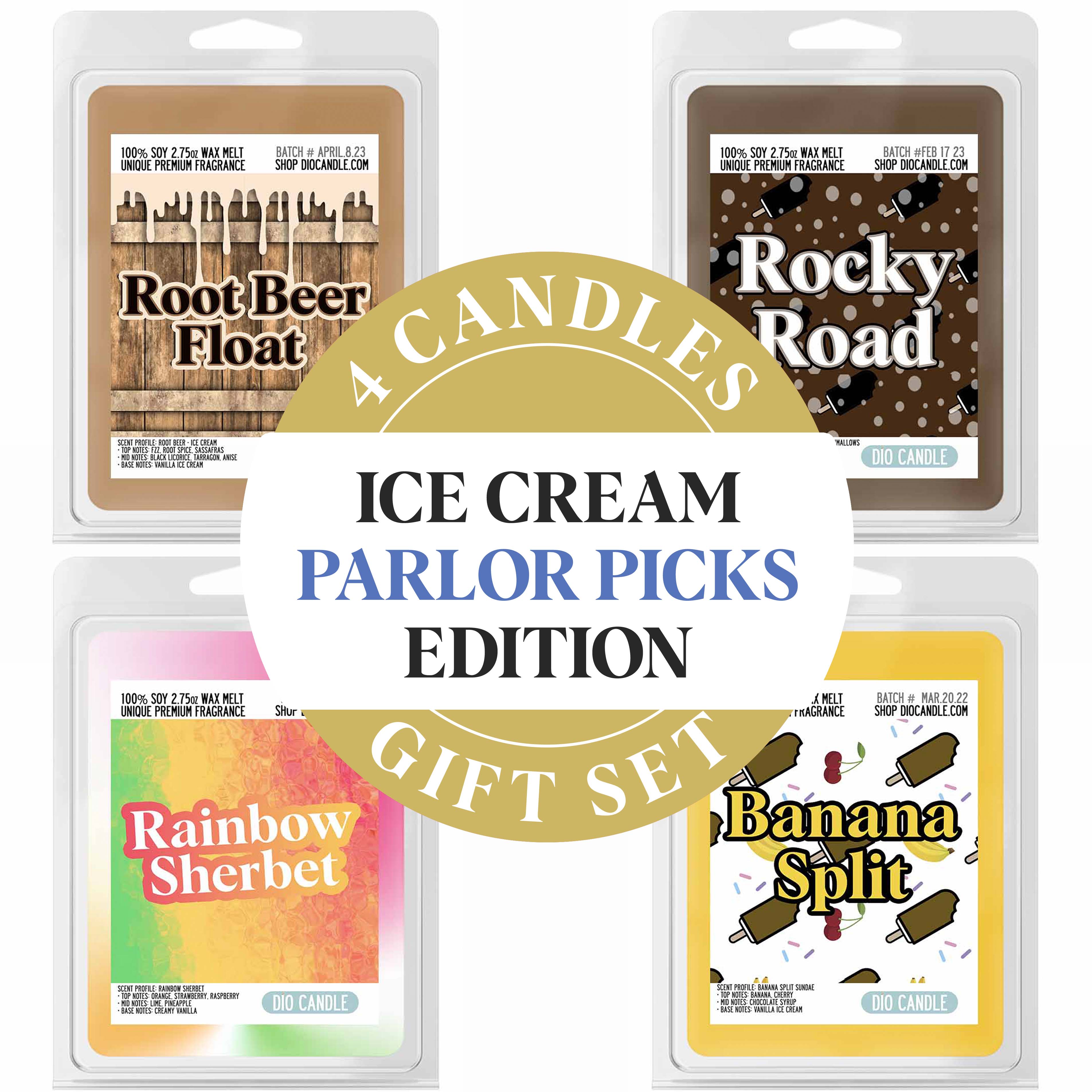 Ice Cream Parlor Picks Candle Gift Set