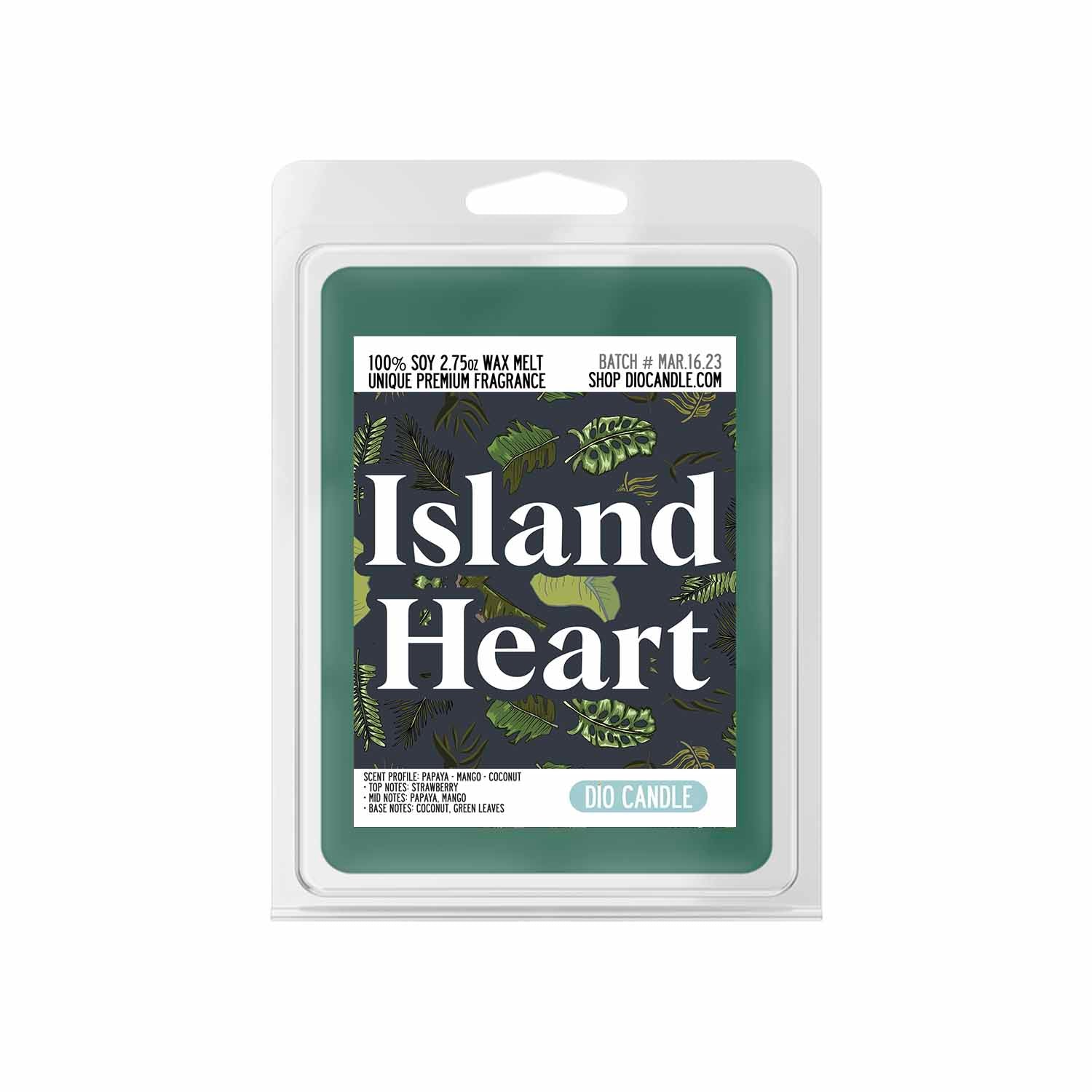 Island Heart Candle