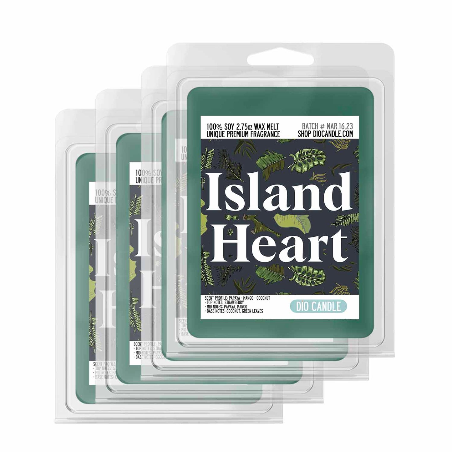 Island Heart Candle