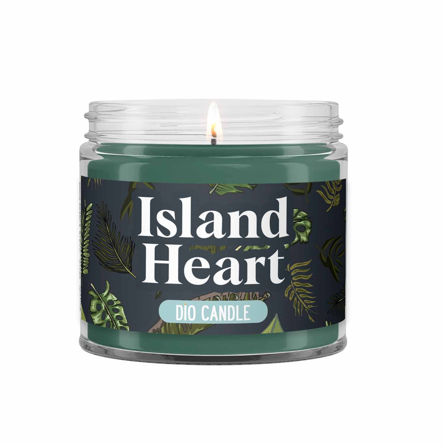 Island Heart Candle