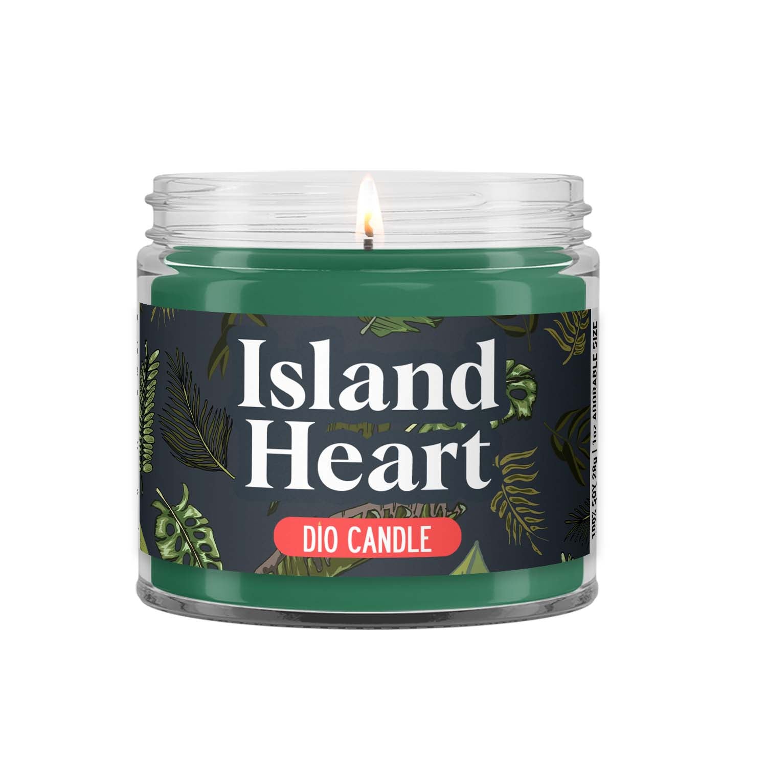 Island Heart Candle