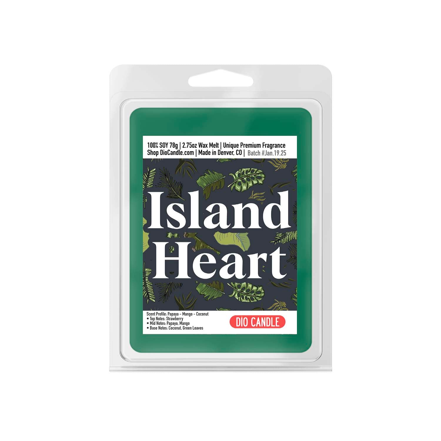Island Heart Candle
